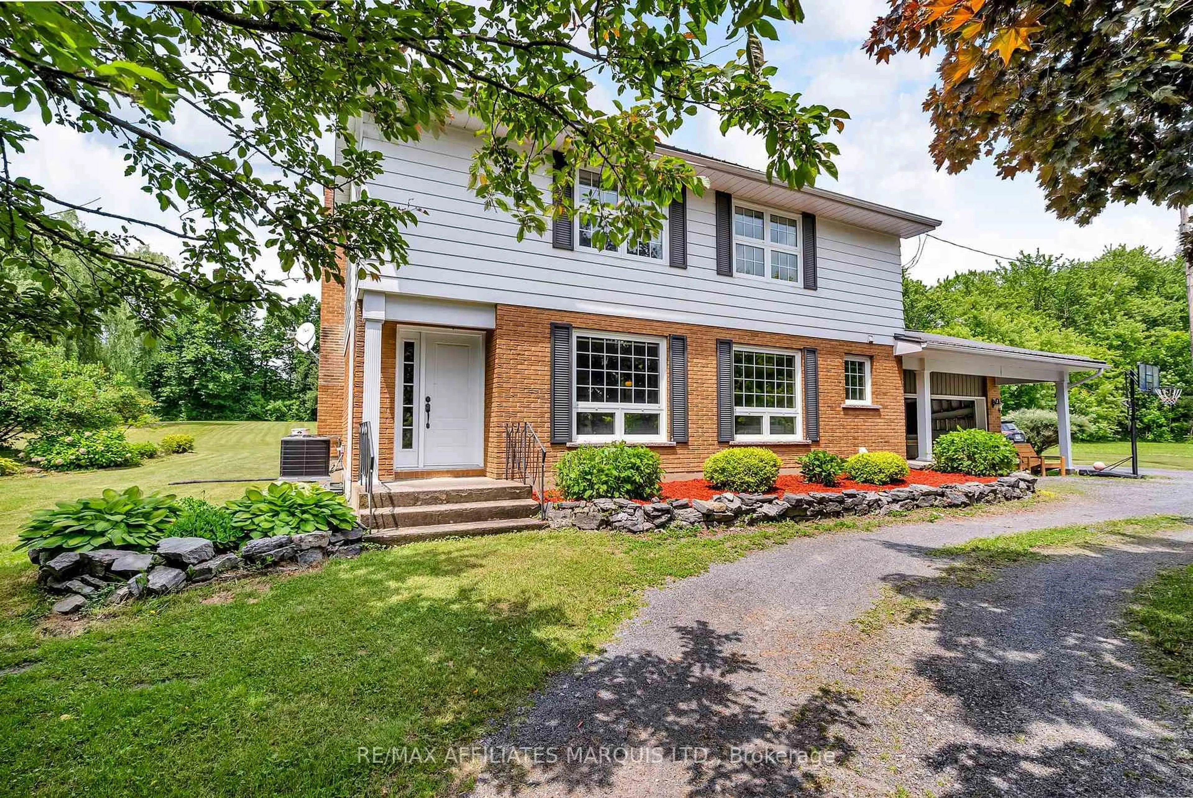 Home with brick exterior material, street for 18201 County Rd 19 Rd, South Glengarry Ontario K6K 0A7