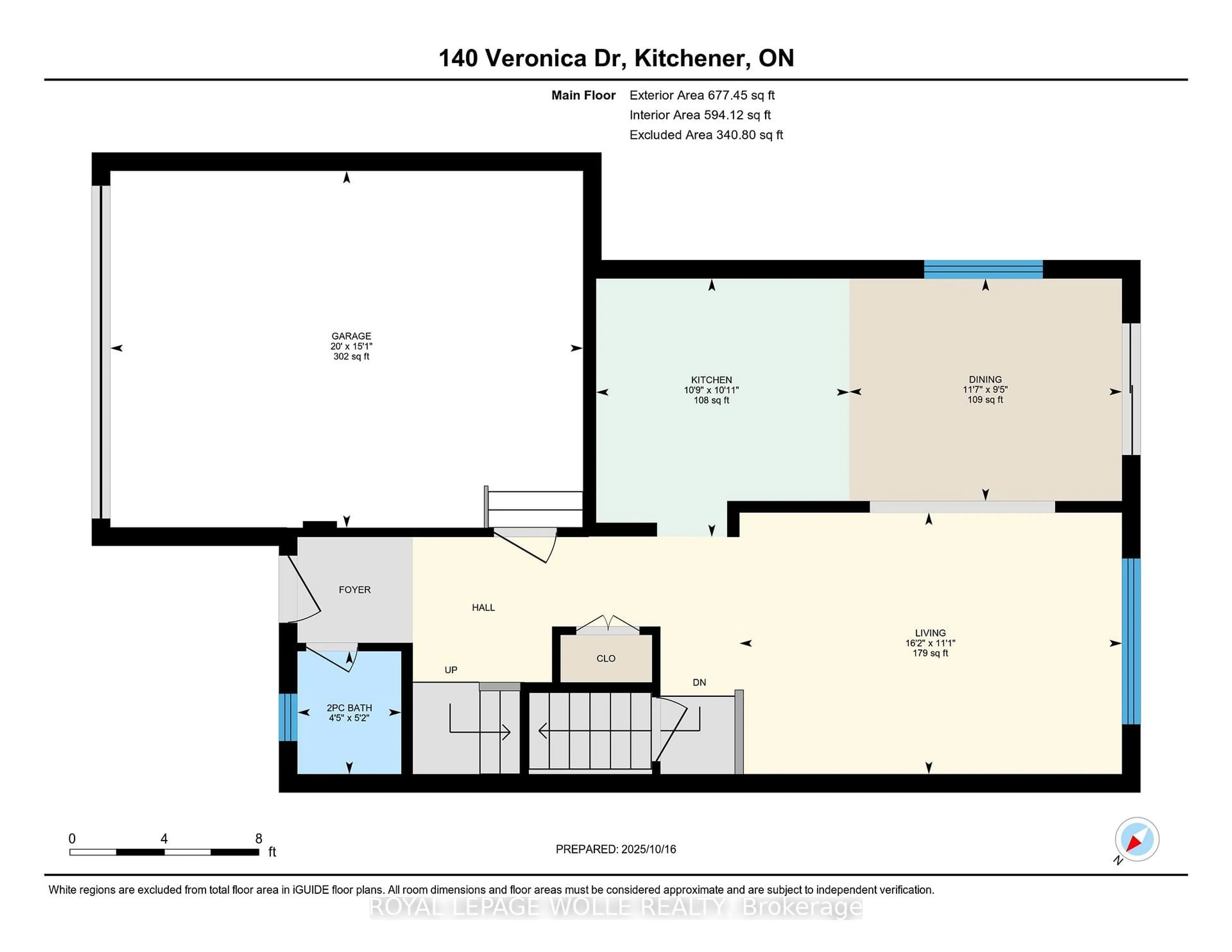 Floor plan for 140 Veronica Dr, Kitchener Ontario N2A 2R9