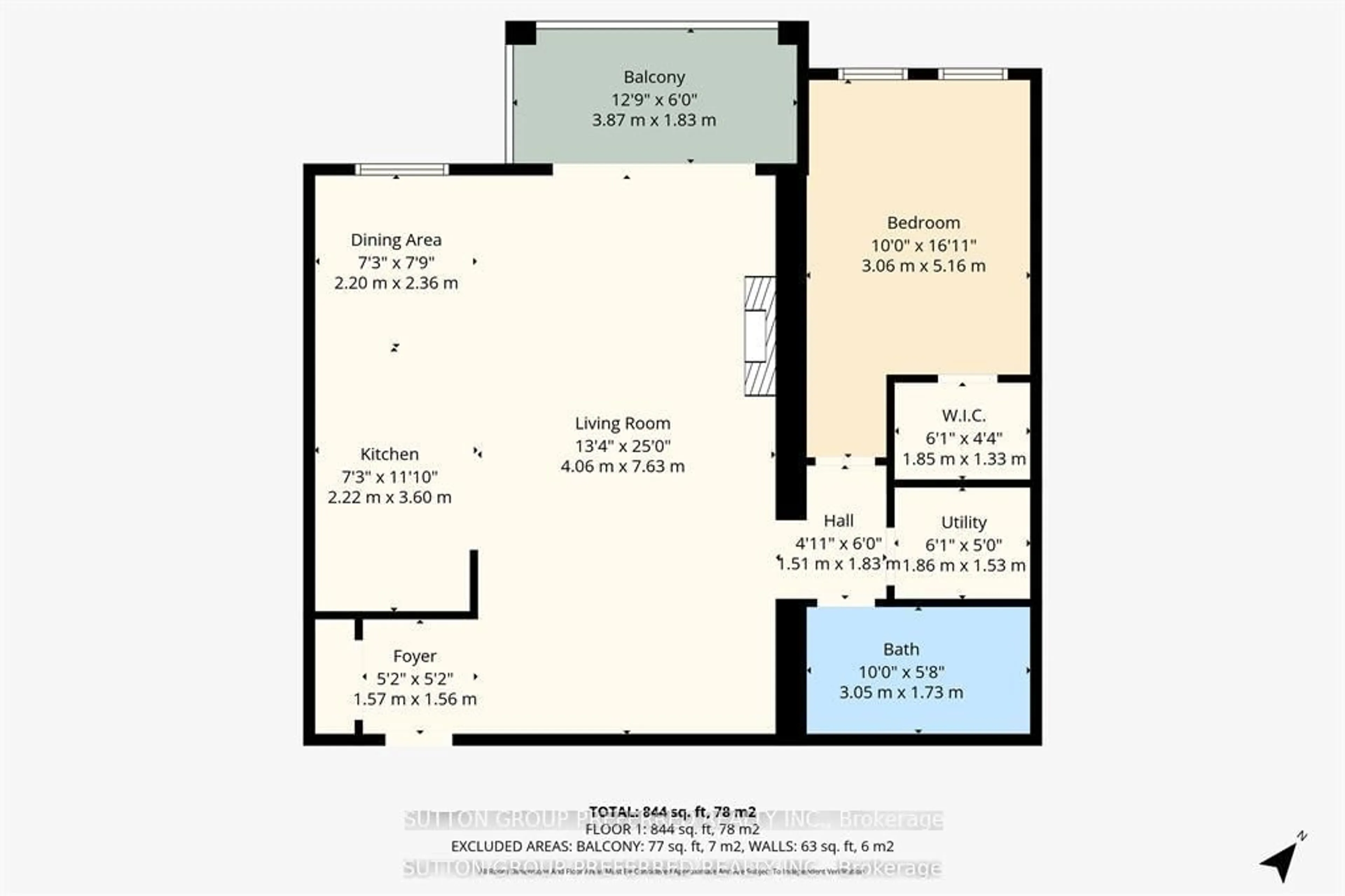 Floor plan for 320 Sugarcreek Tr #107, London North Ontario N6H 2M6