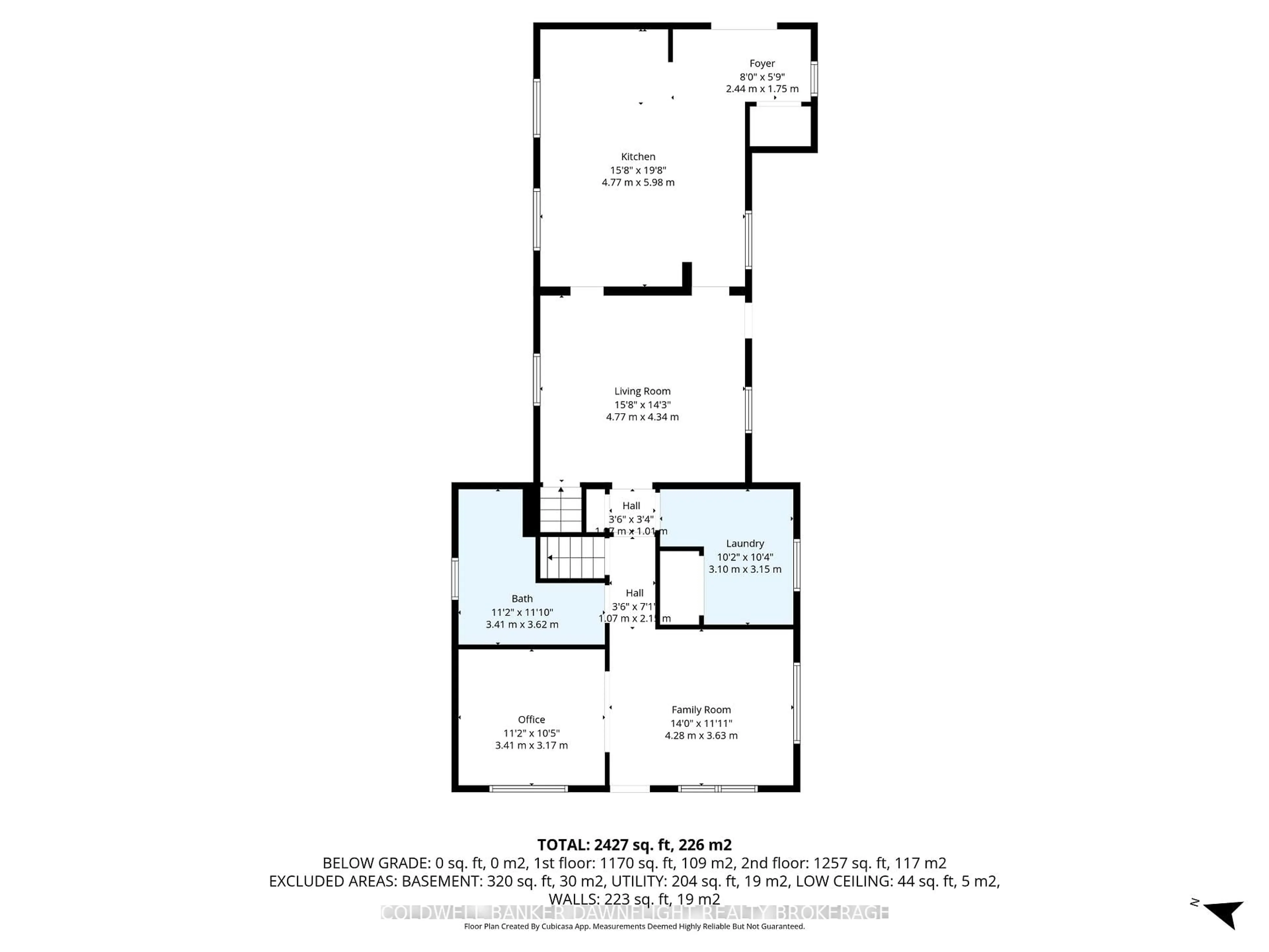 Floor plan for 69818 London Rd, South Huron Ontario N0M 1K0