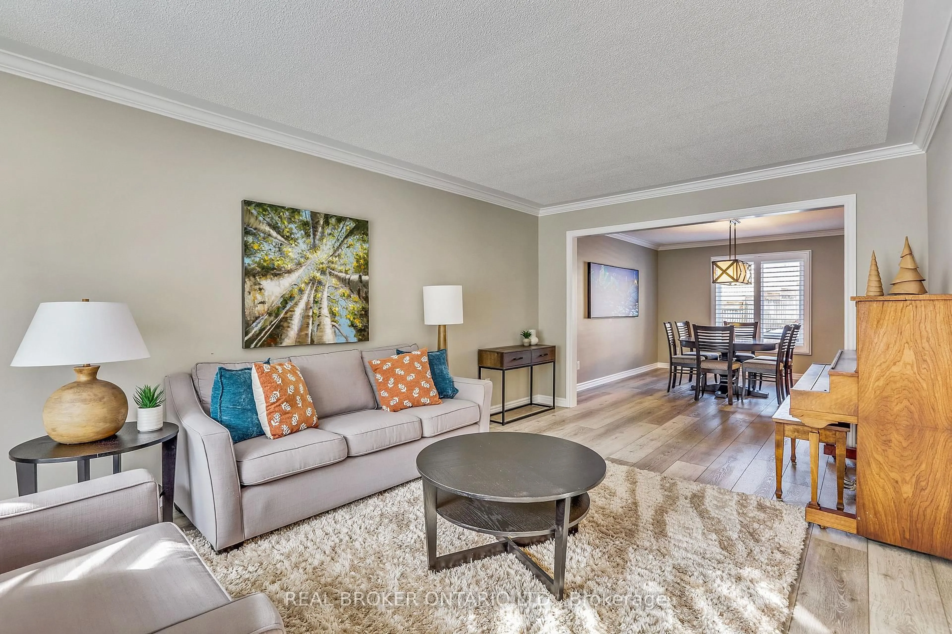 Living room with furniture, unknown for 23 Chestnut Hill, London South Ontario N6K 4J5