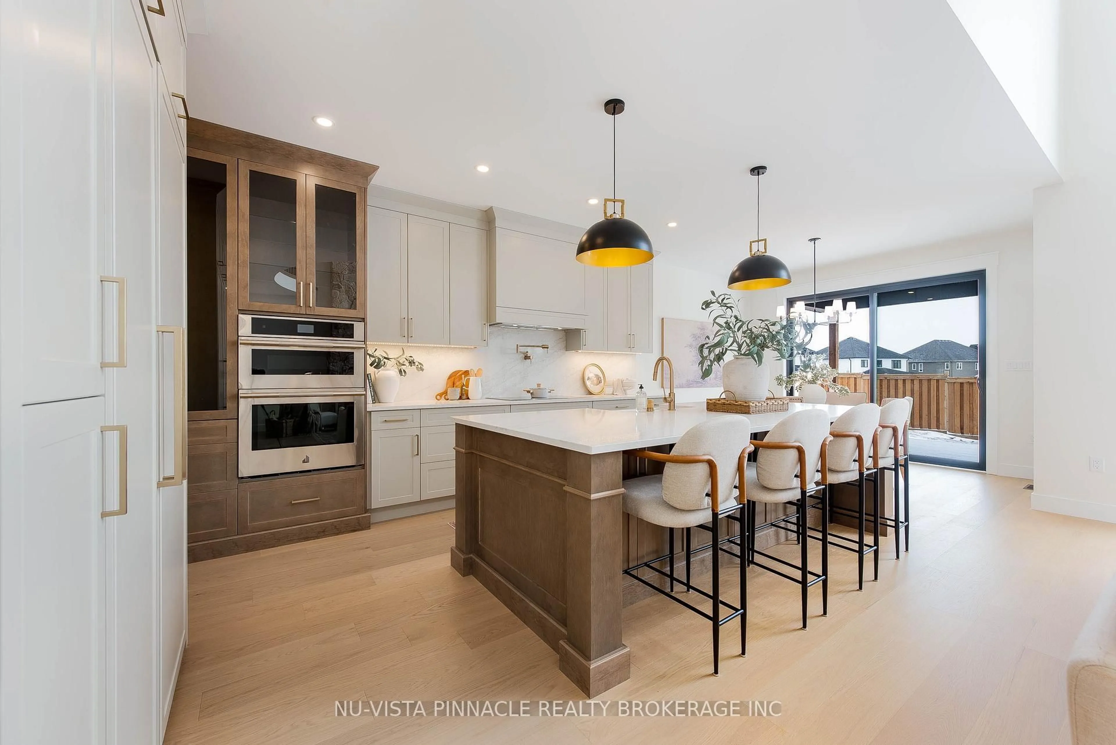 Contemporary kitchen, ceramic/tile floor for 202 Harvest Lane, Thames Centre Ontario N0L 1G2