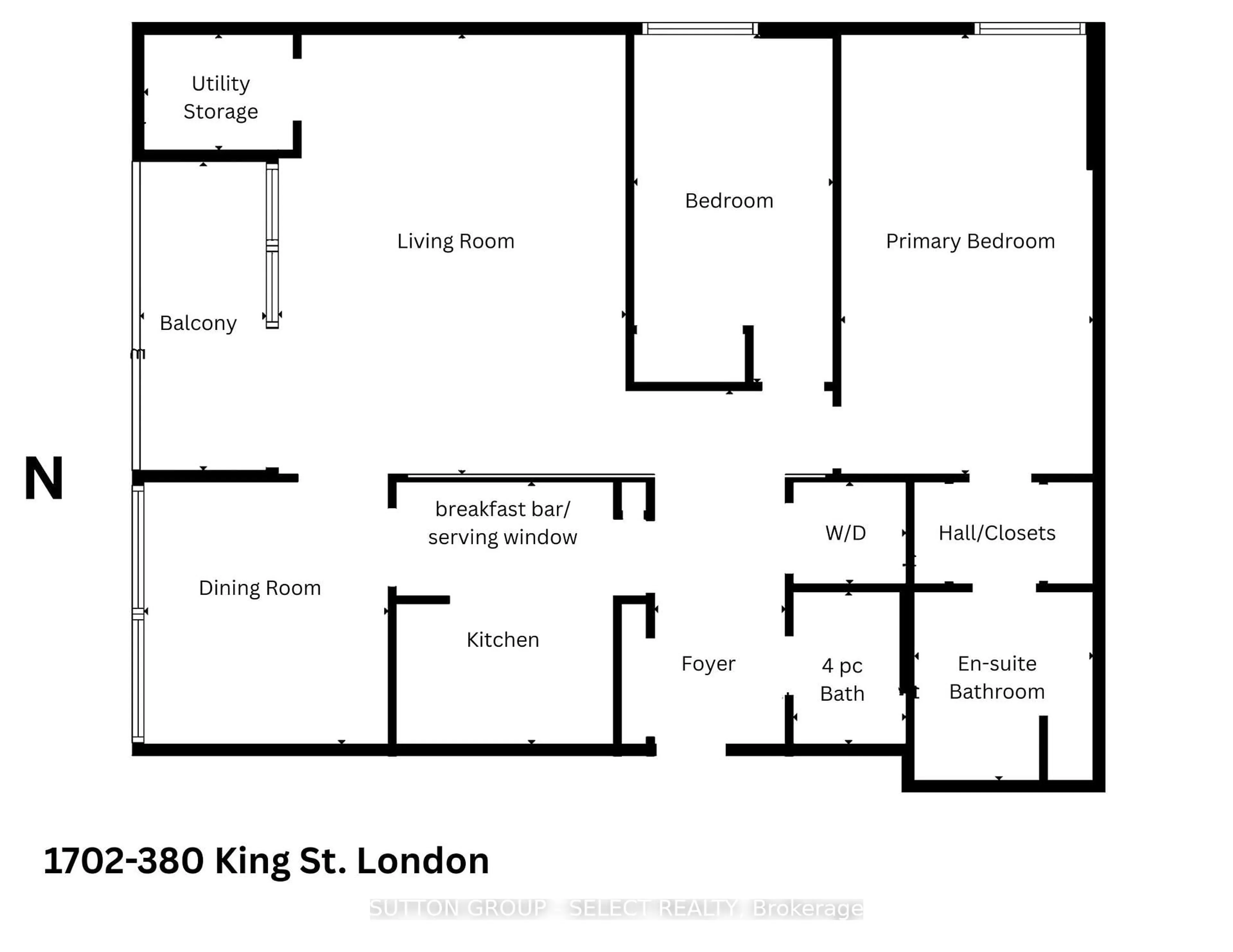 Floor plan for 380 King St #1702, London East Ontario N6B 3L6