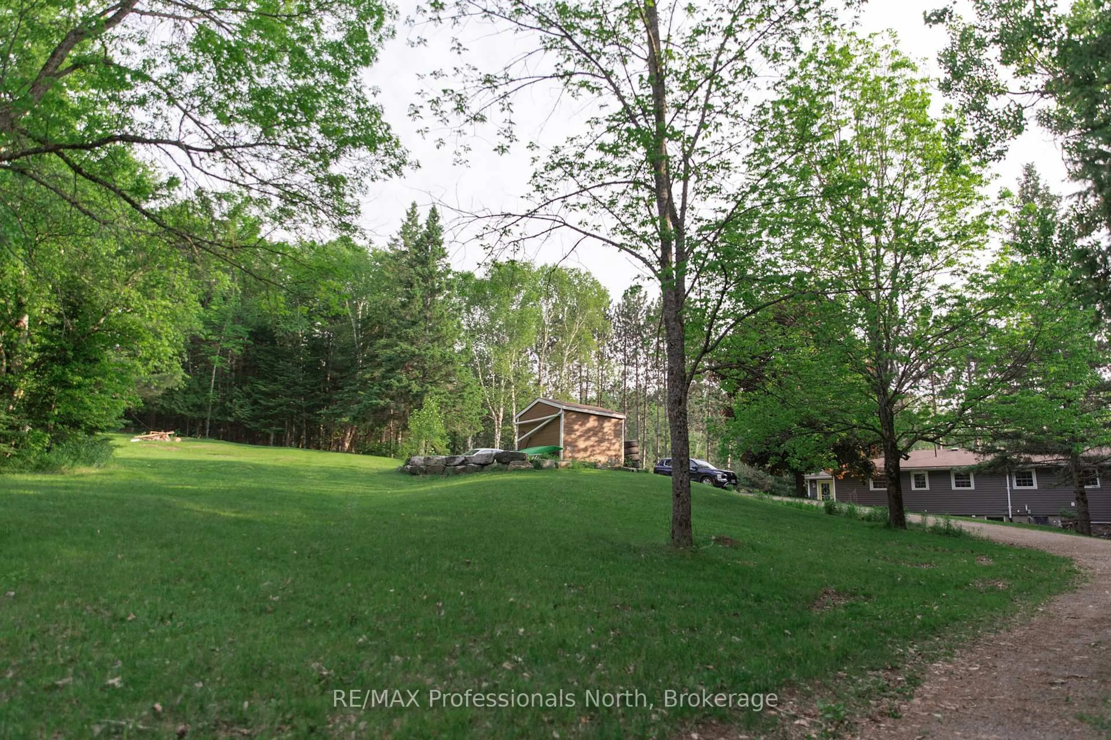 A pic from outside/outdoor area/front of a property/back of a property/a pic from drone, forest/trees view for 22 Robert Dr, Bancroft Ontario K0L 1C0