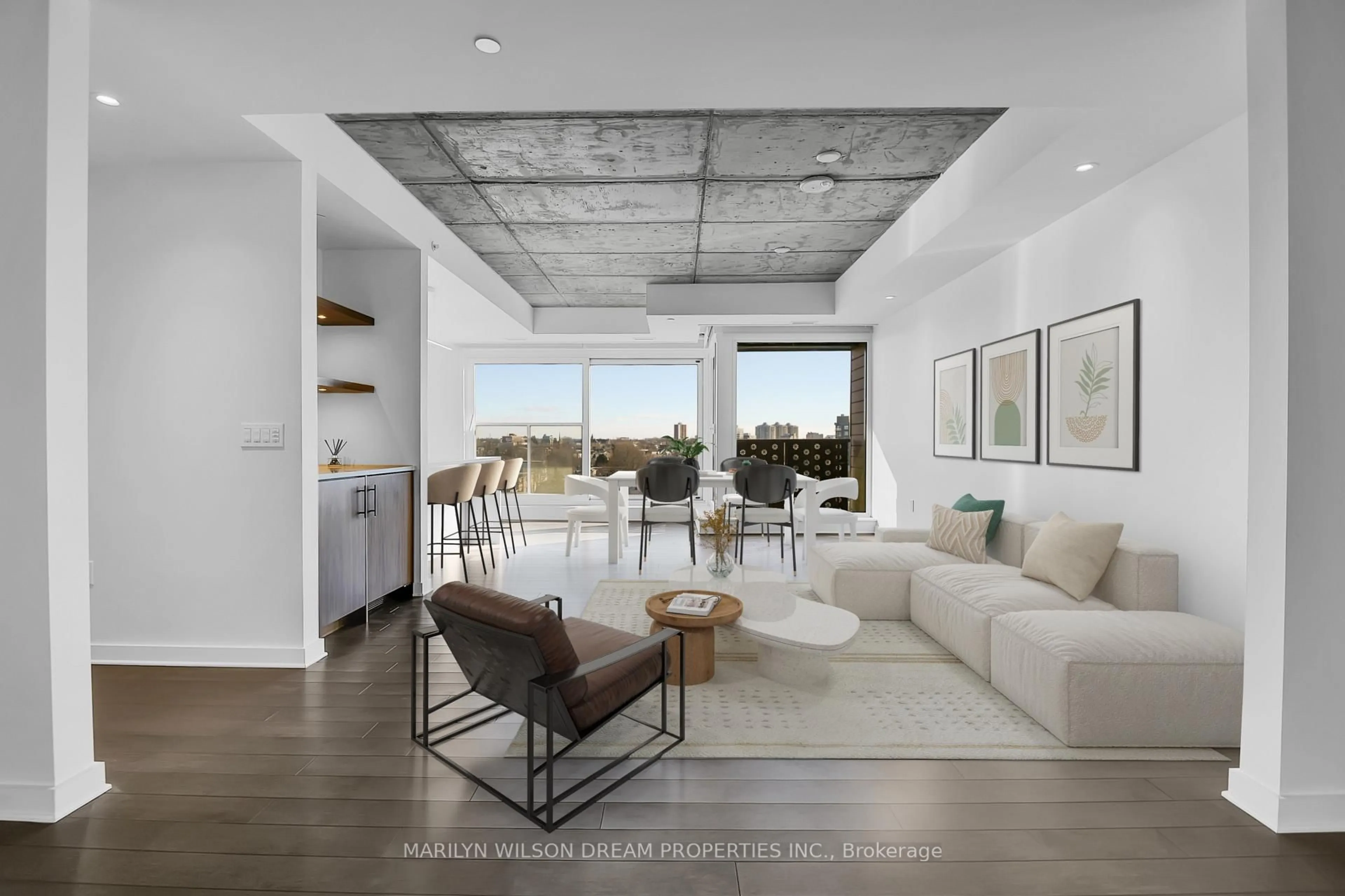 Living room with furniture, unknown for 135 Barrette St #601, Ottawa Ontario K1L 7Z9