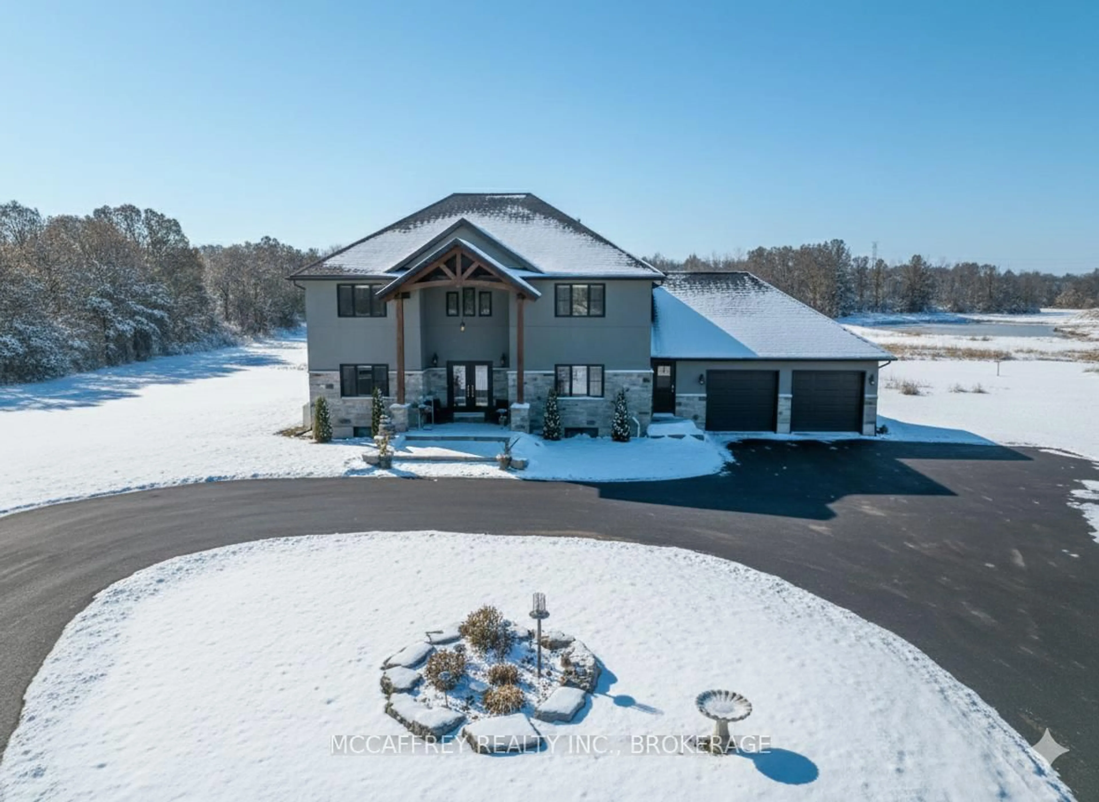 A pic from outside/outdoor area/front of a property/back of a property/a pic from drone, mountain view for 2572 Blessington Rd, Corbyville Ontario K0K 1V0