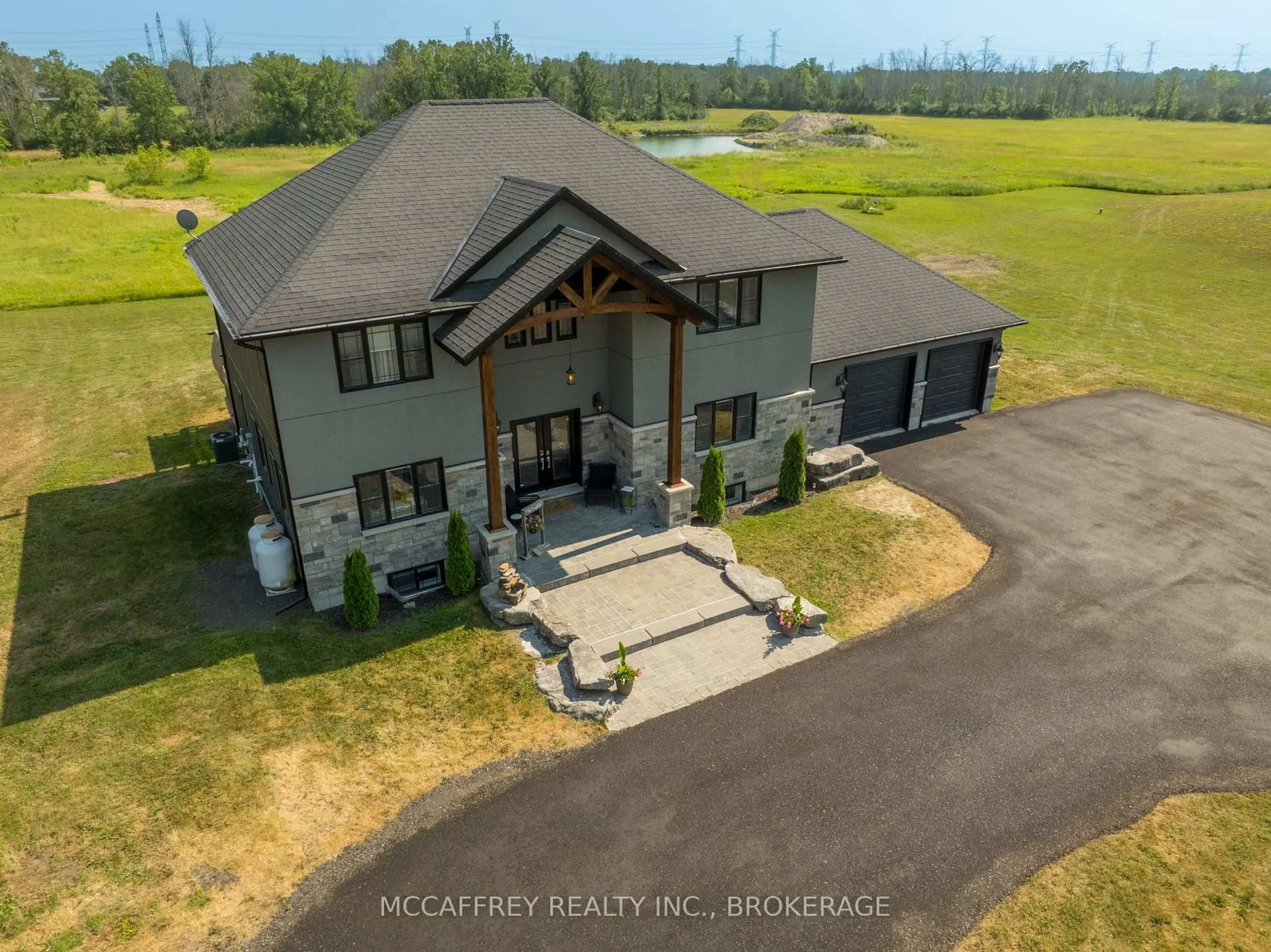 A pic from outside/outdoor area/front of a property/back of a property/a pic from drone, mountain view for 2572 Blessington Rd, Corbyville Ontario K0K 1V0