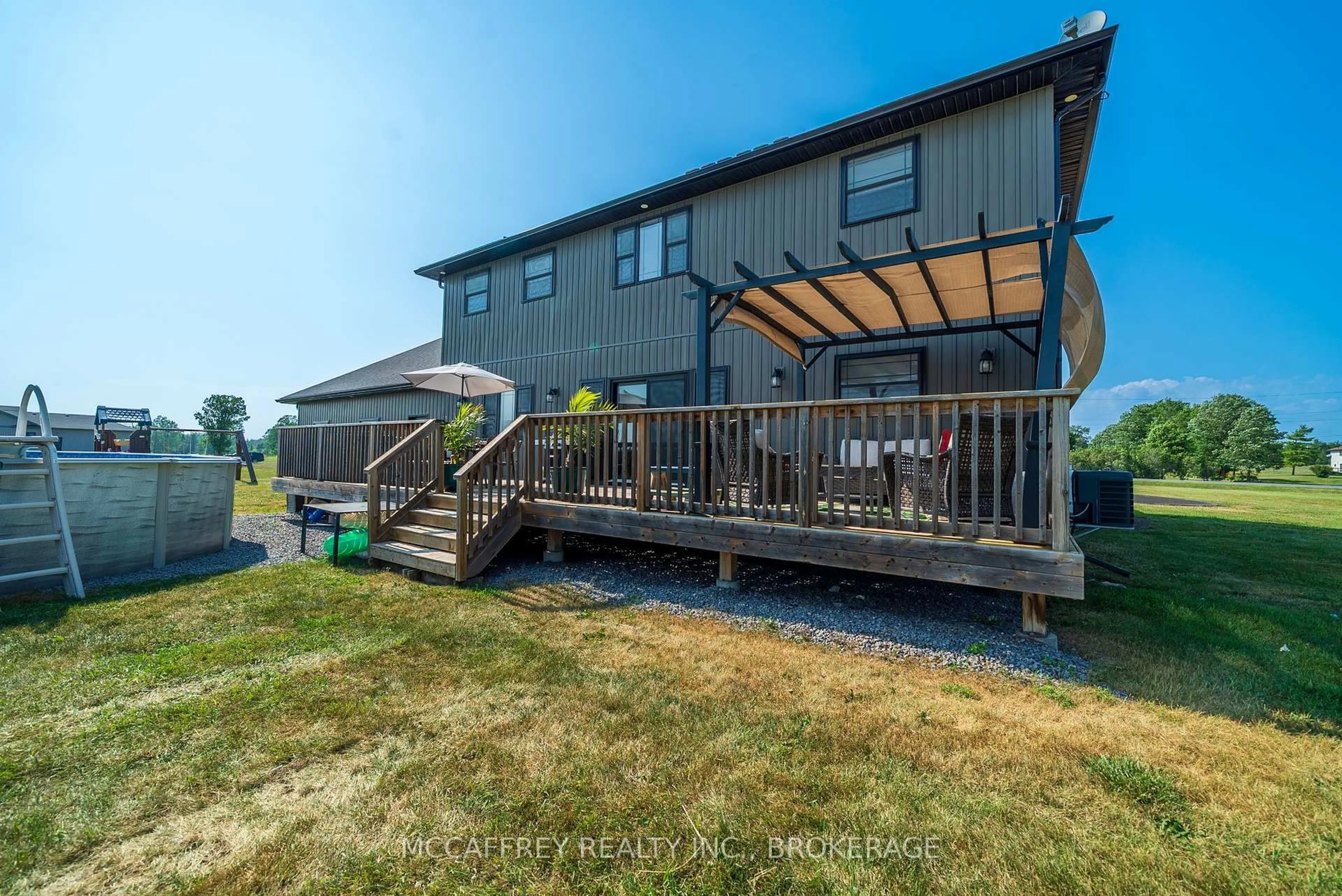 A pic from outside/outdoor area/front of a property/back of a property/a pic from drone, water/lake/river/ocean view for 2572 Blessington Rd, Corbyville Ontario K0K 1V0