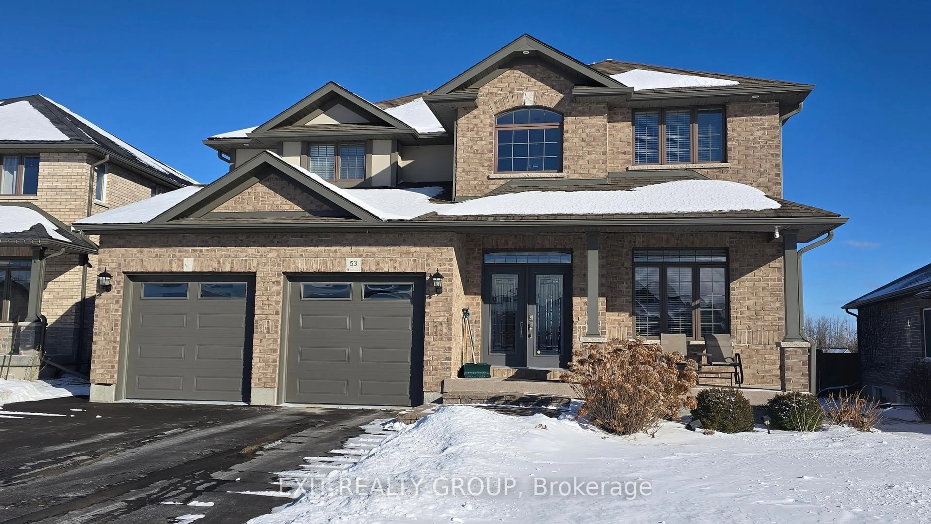 Home with brick exterior material, street for 53 Hampton Ridge Dr, Belleville Ontario K8N 0E6