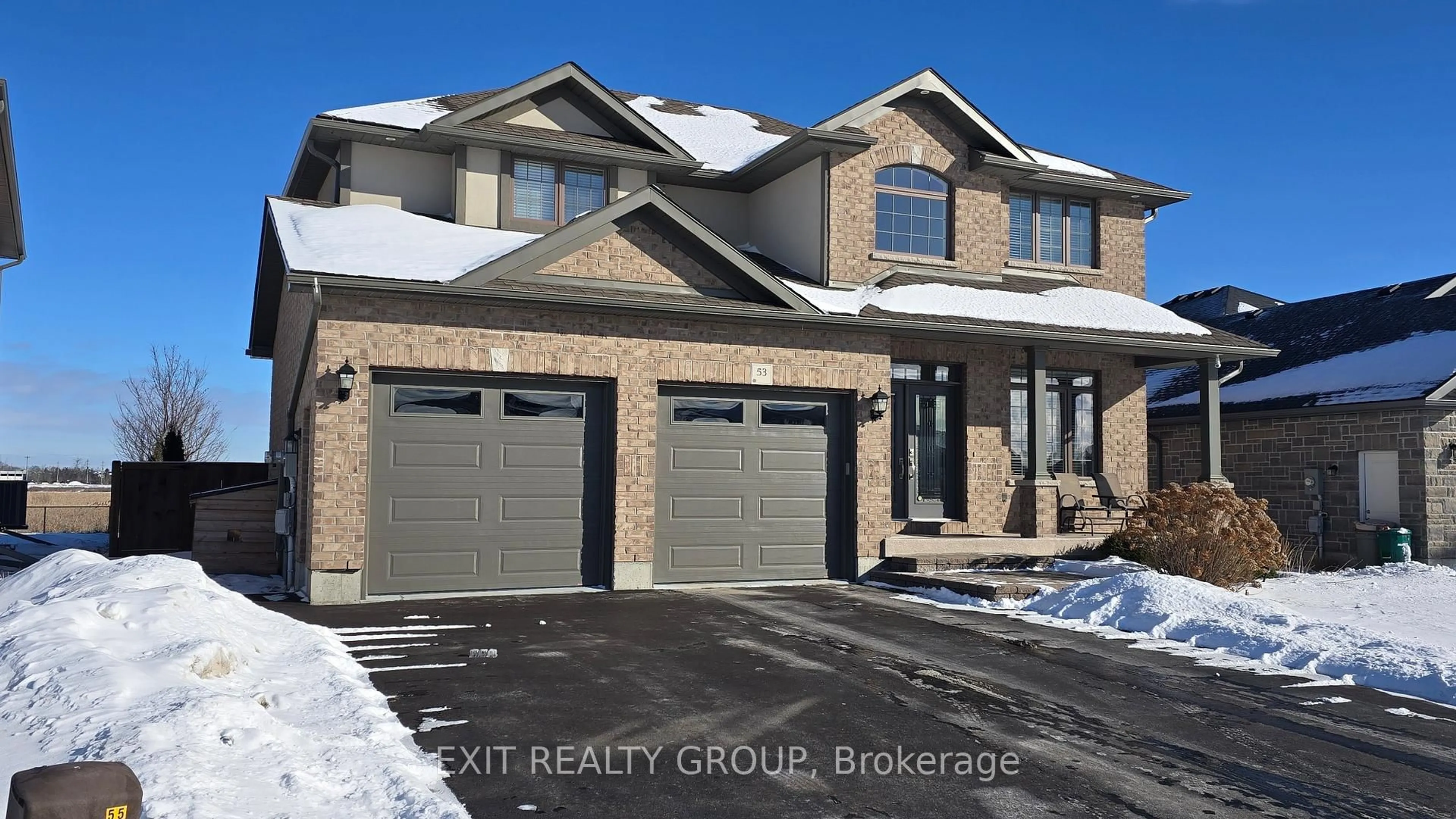 Home with brick exterior material, street for 53 Hampton Ridge Dr, Belleville Ontario K8N 0E6