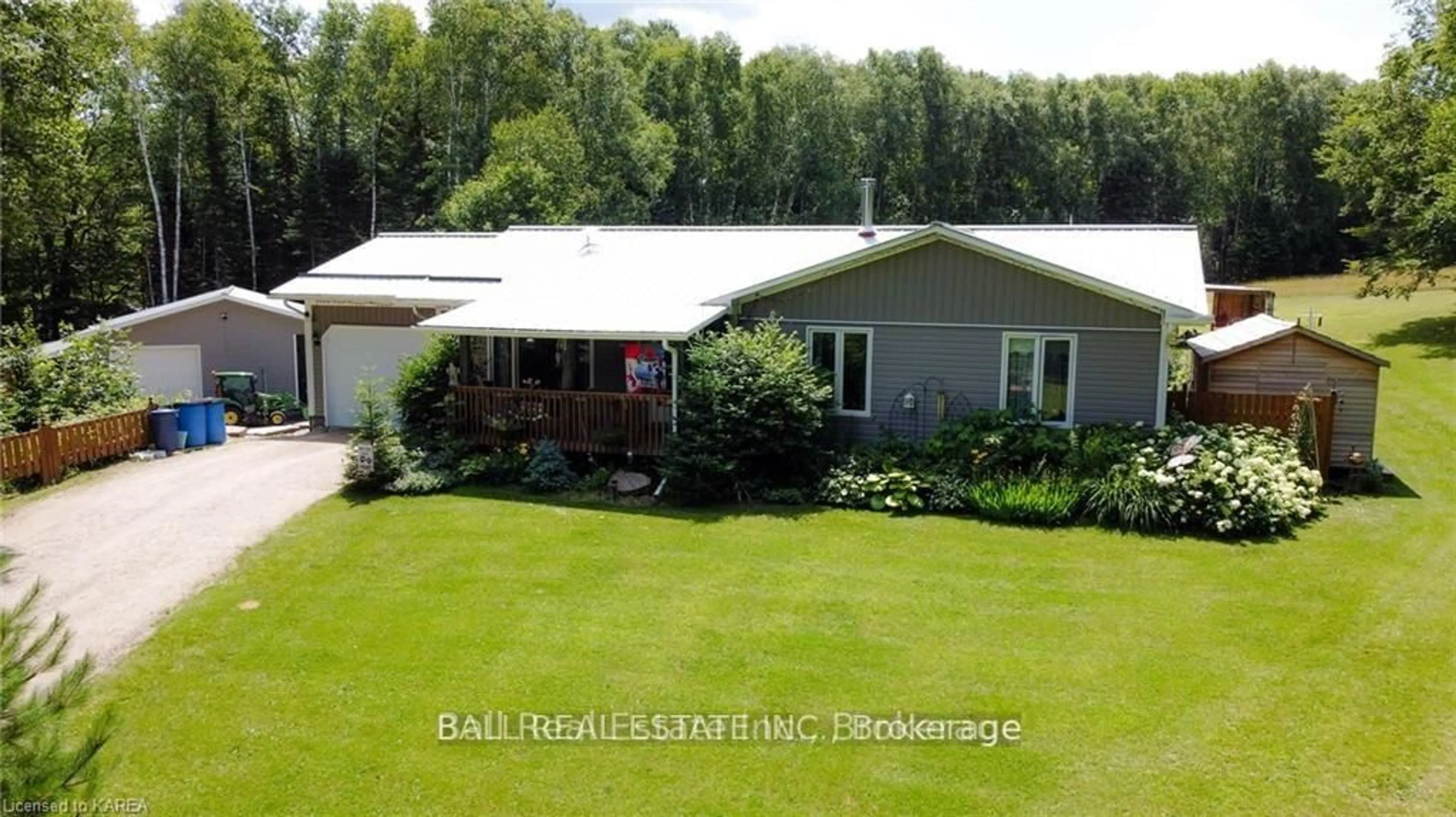 A pic from outside/outdoor area/front of a property/back of a property/a pic from drone, unknown for 123 Kuno Rd, Boulter Ontario K0L 1G0