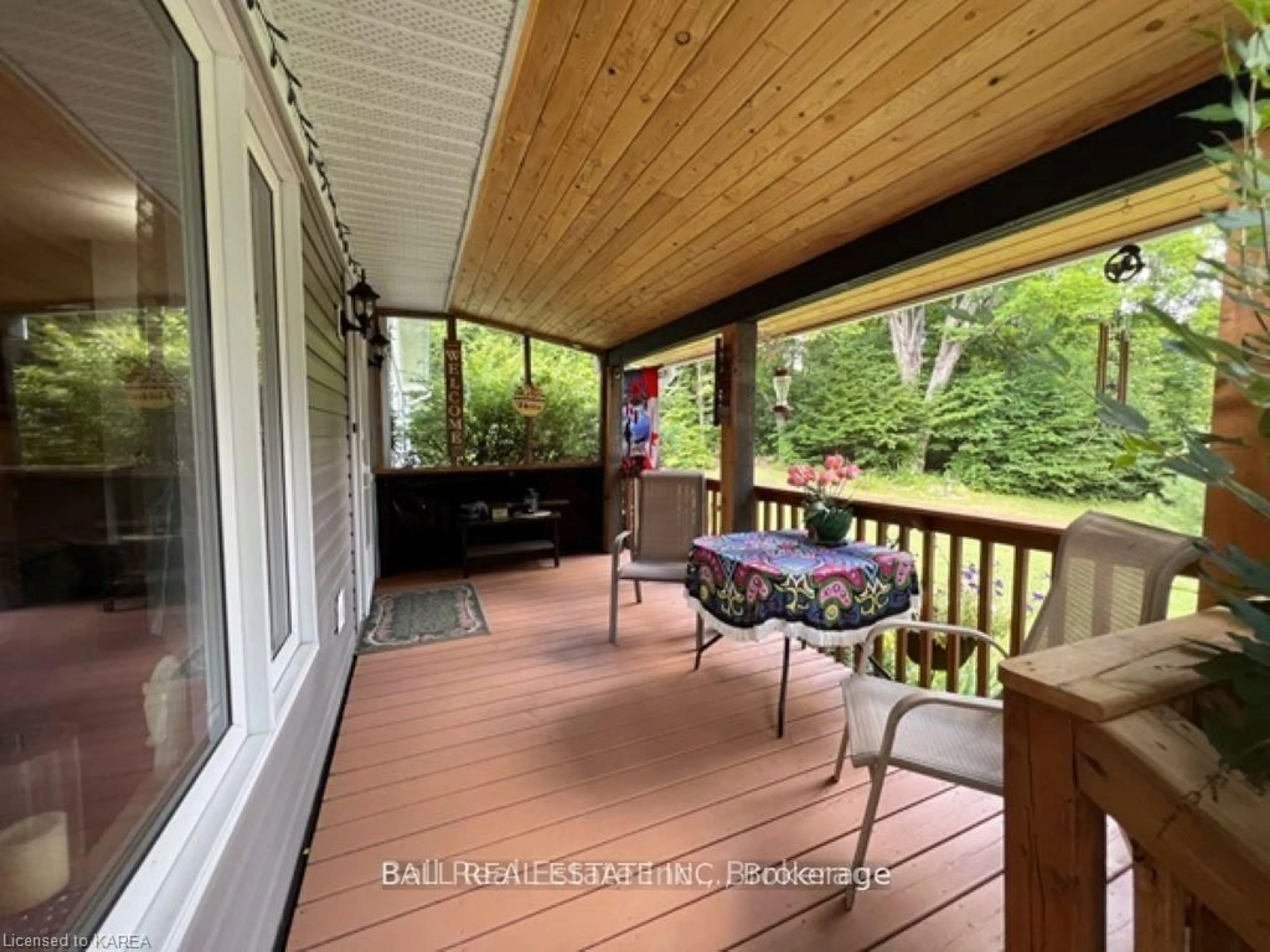 Patio, water/lake/river/ocean view for 123 Kuno Rd, Boulter Ontario K0L 1G0