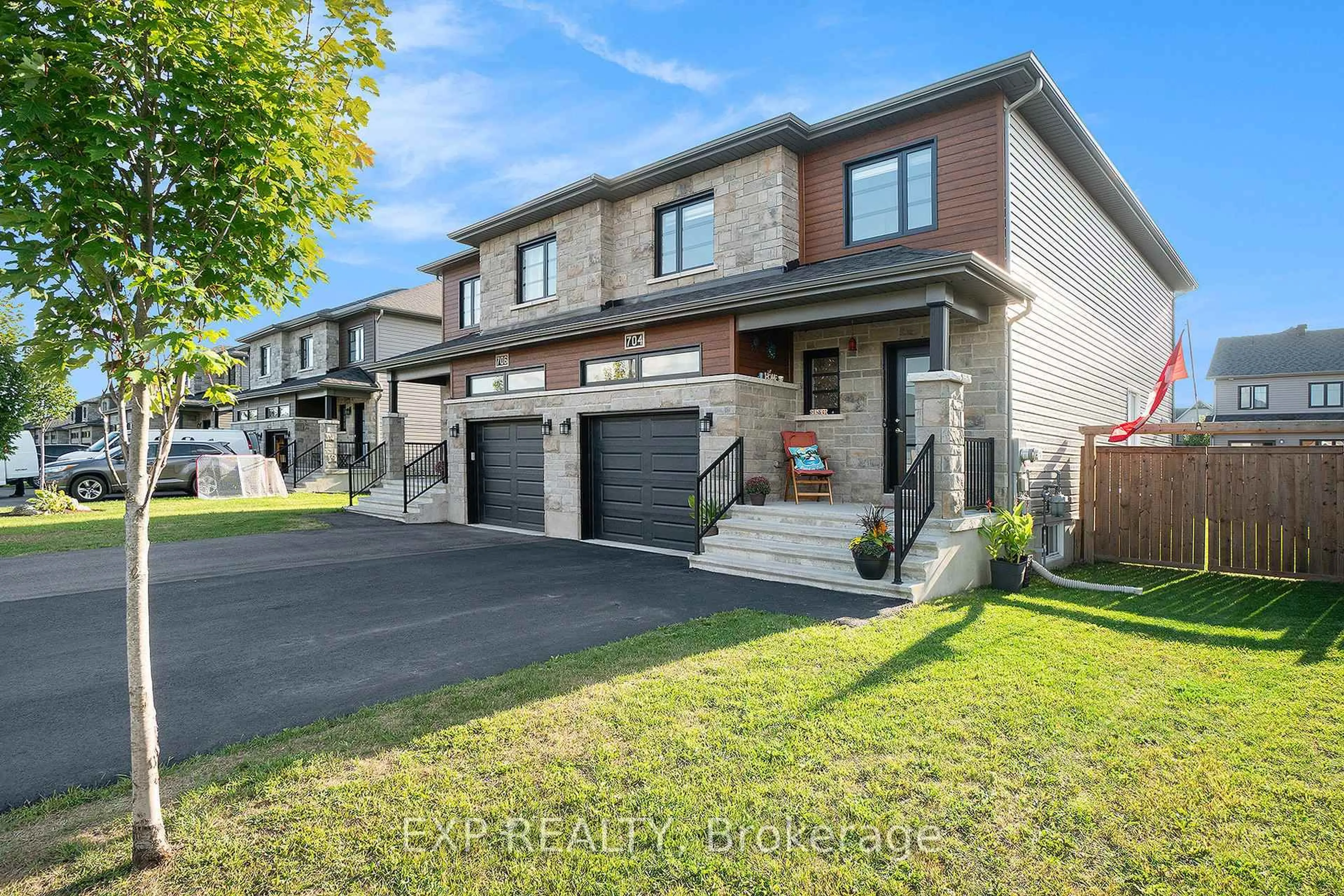 Home with brick exterior material, street for 704 Azure St, Russell Ontario K4R 1E5