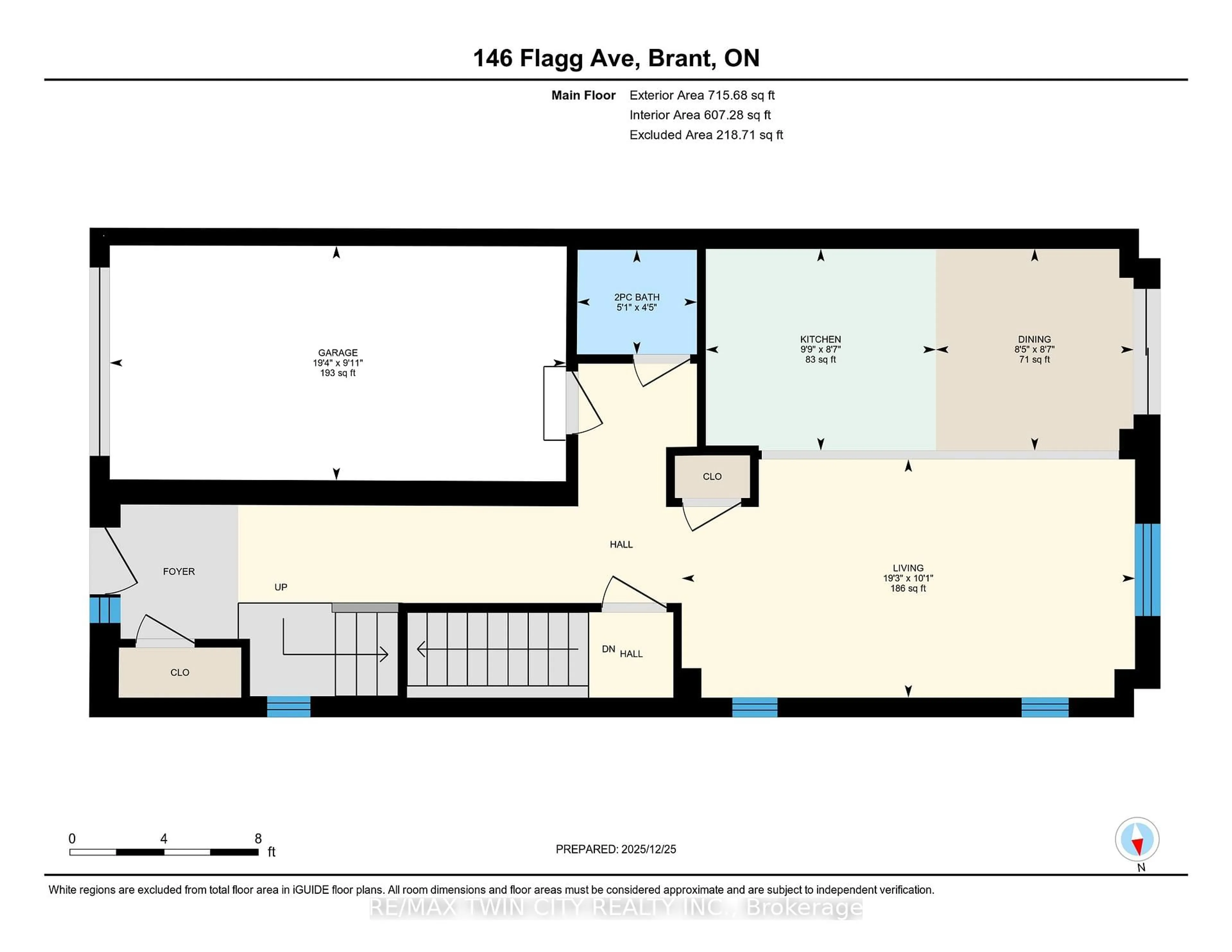 Floor plan for 146 Flagg Ave, Brant Ontario N3L 0K5