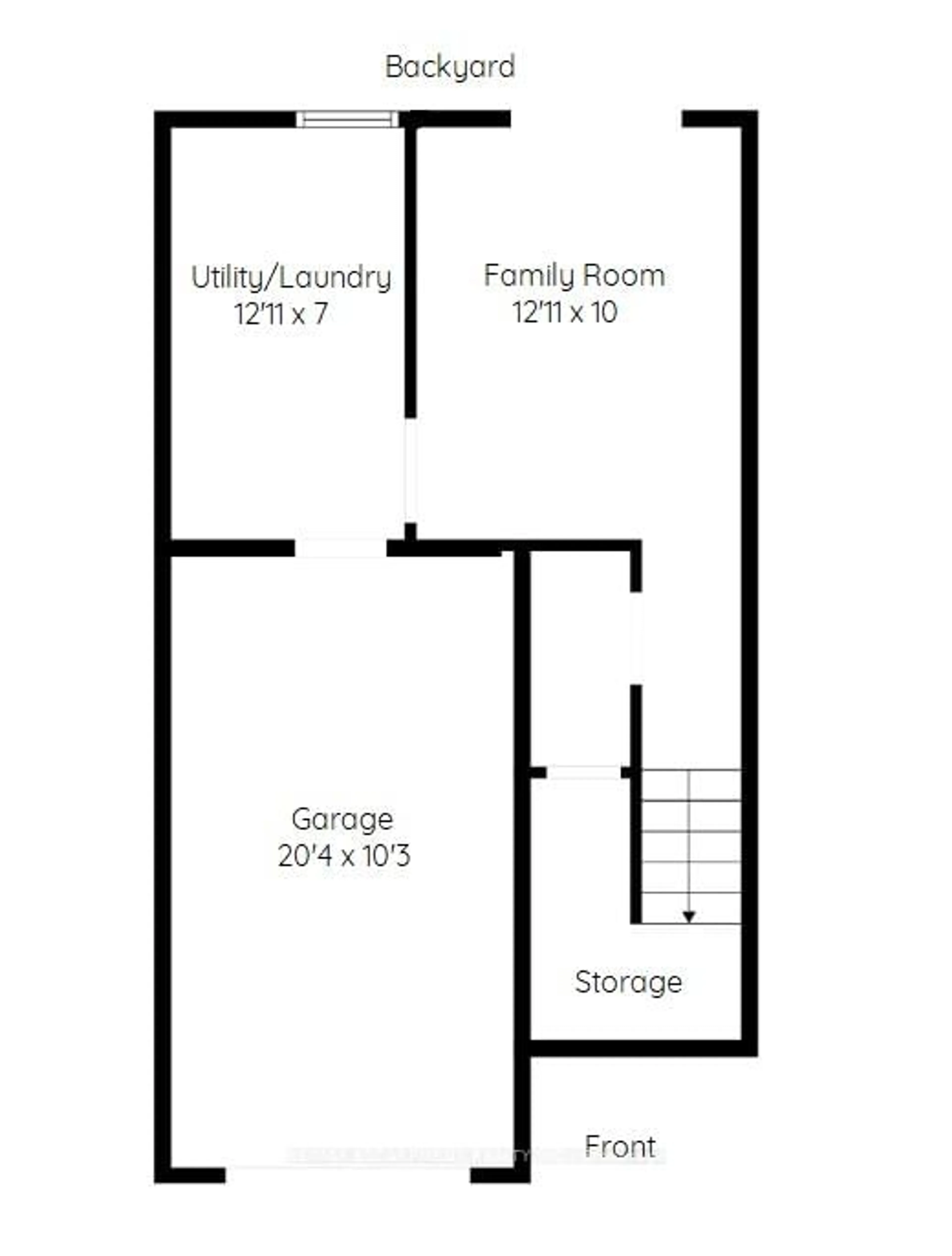 Floor plan for 45 Ohara Lane, Hamilton Ontario L9K 0C7