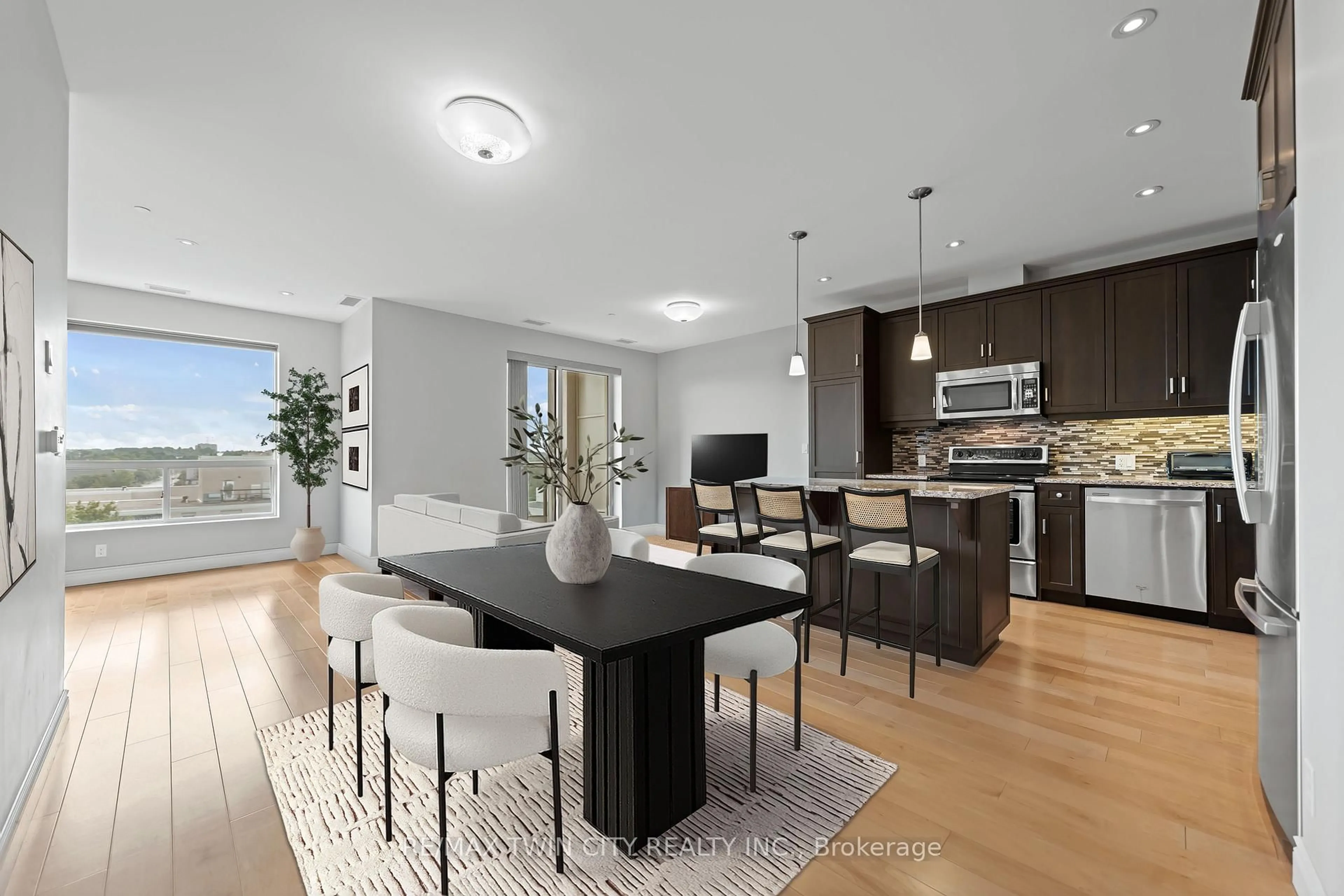 Open concept kitchen, unknown for 223 Erb St #706, Waterloo Ontario N2L 0B3