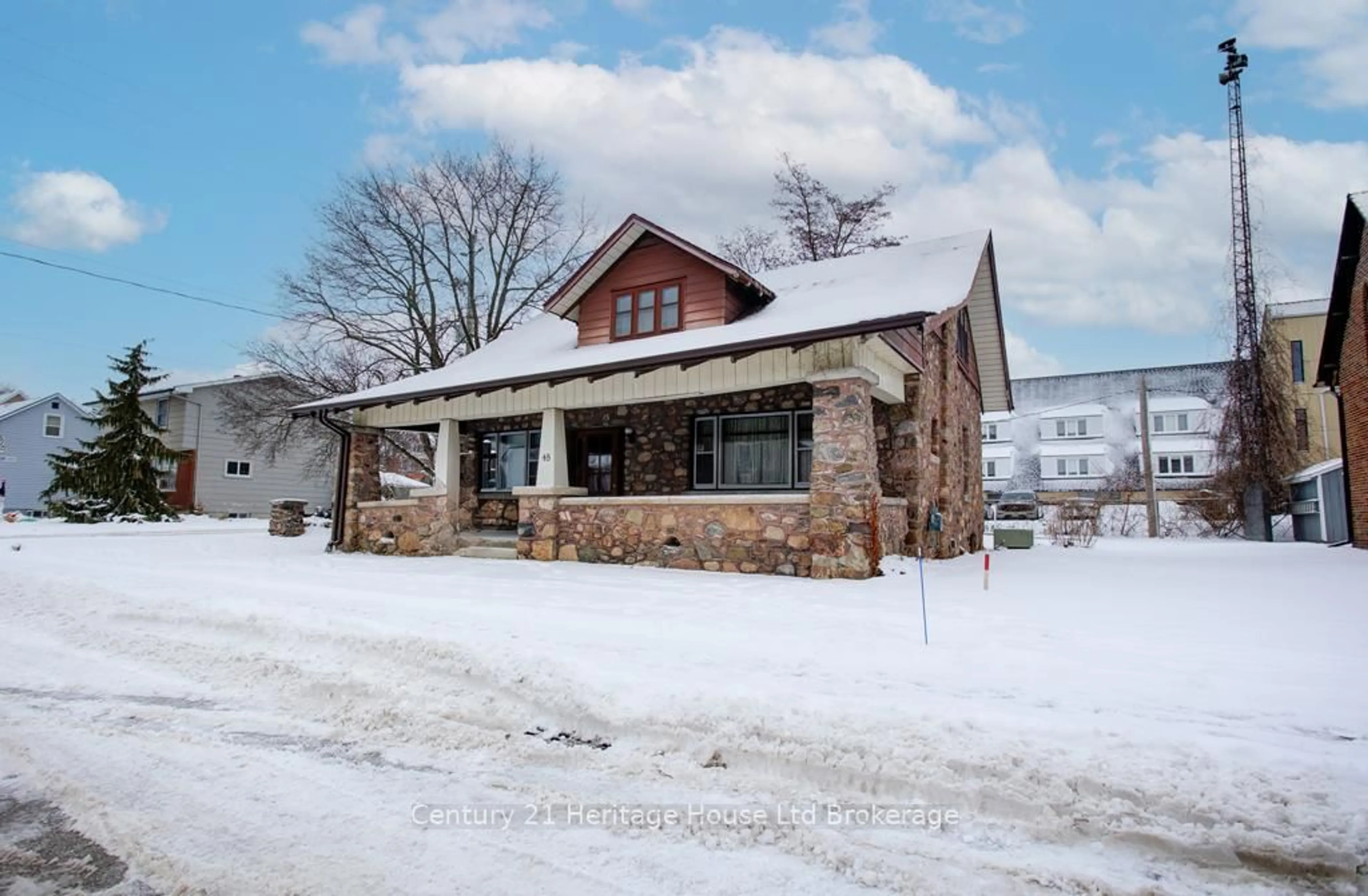 Home with brick exterior material, street for 48 Brock St, Tillsonburg Ontario N4G 2A5