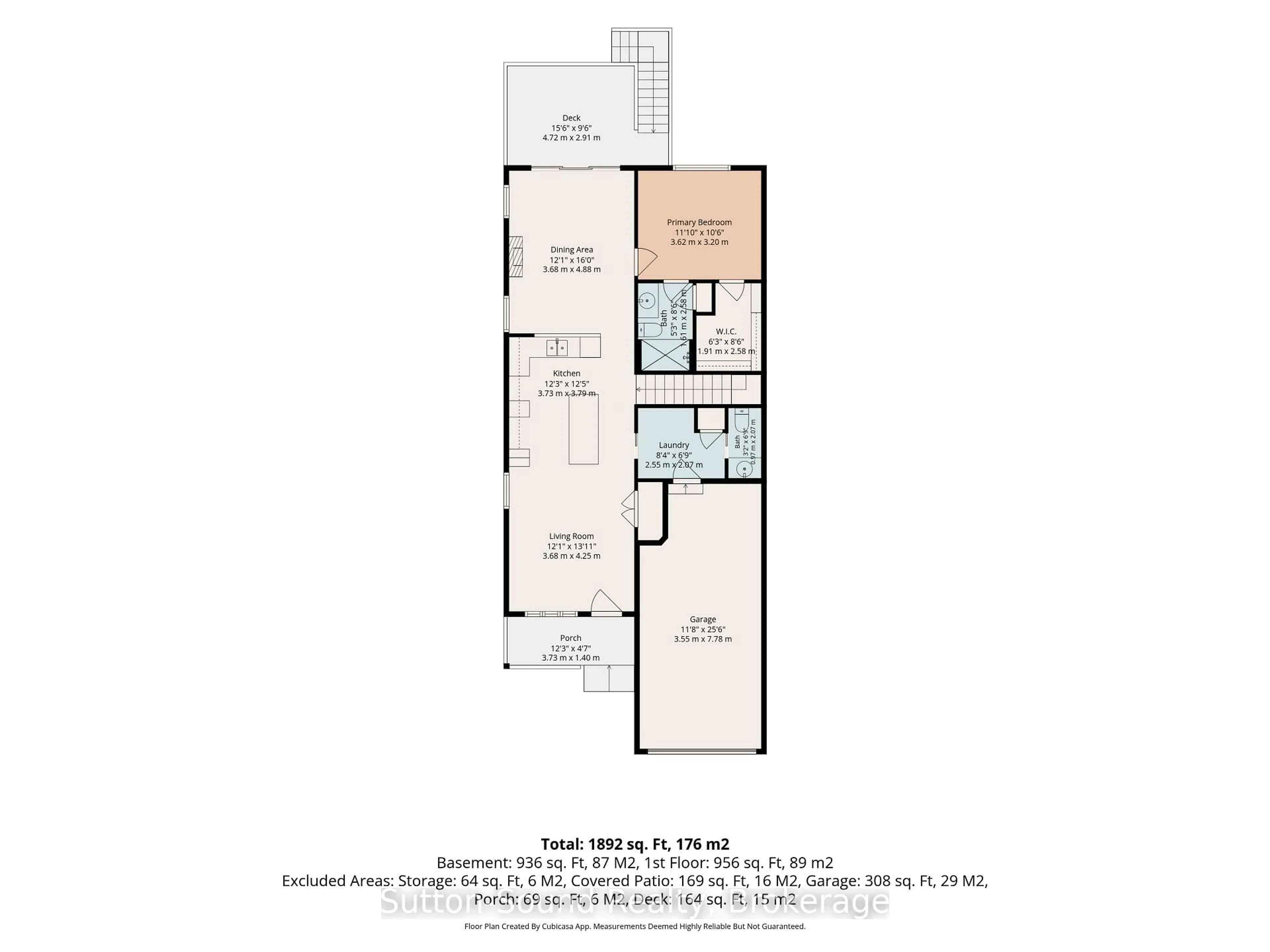 Floor plan for 1815 5th Ave, Owen Sound Ontario N4K 5C2