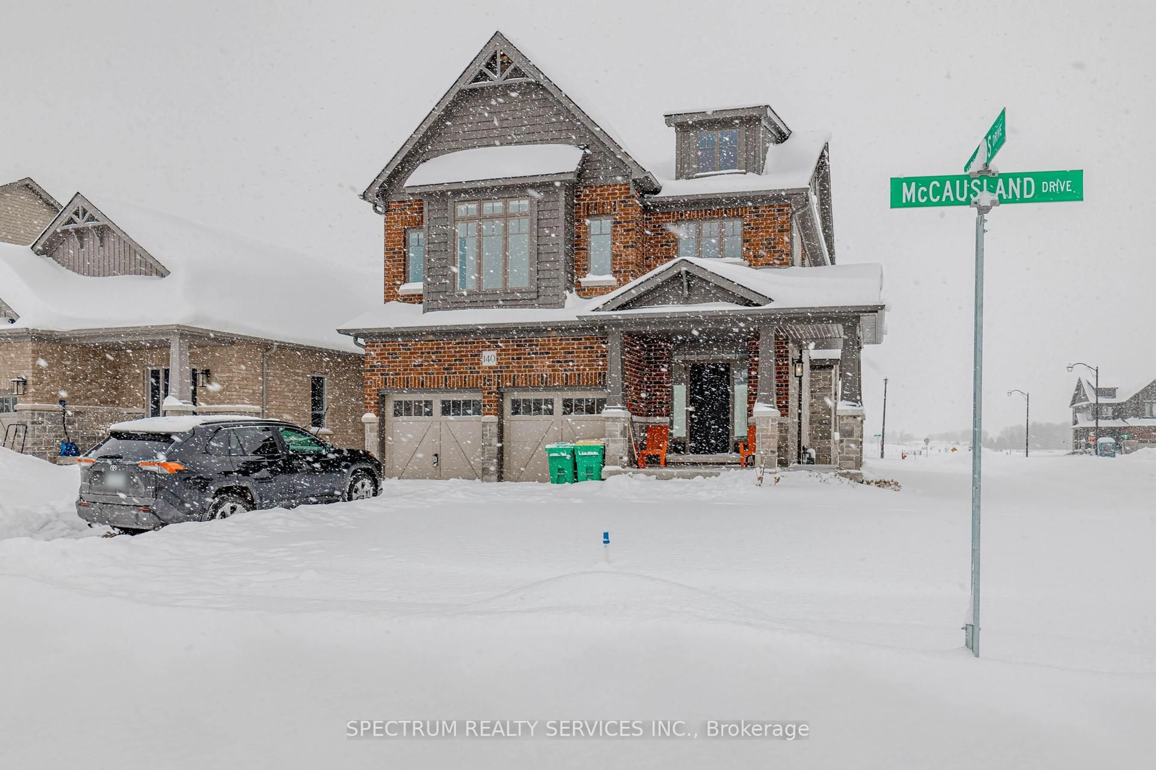 A pic from outside/outdoor area/front of a property/back of a property/a pic from drone, street for 140 MCCAUSLAND Dr, Grey Highlands Ontario N0C 1H0