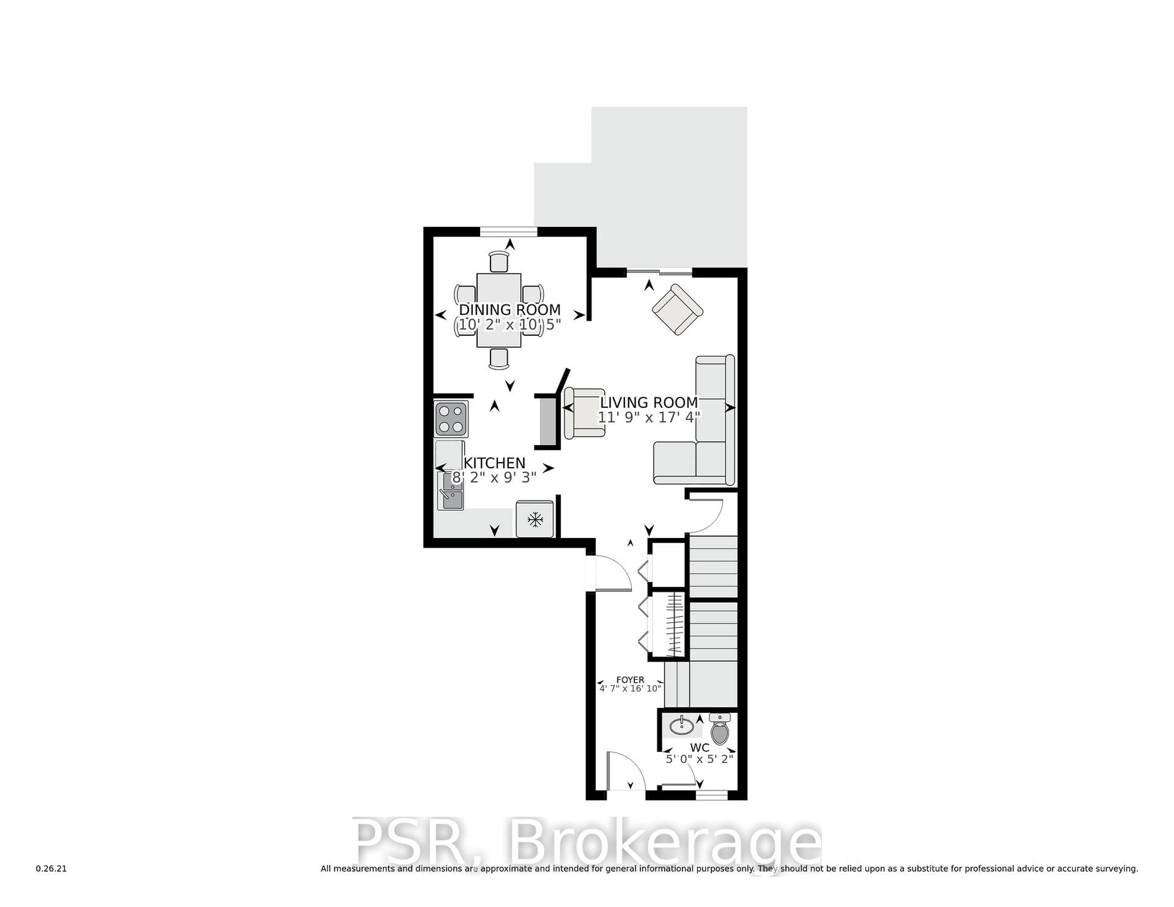 Floor plan for 81 Brembel St, Kitchener Ontario N2B 3T7