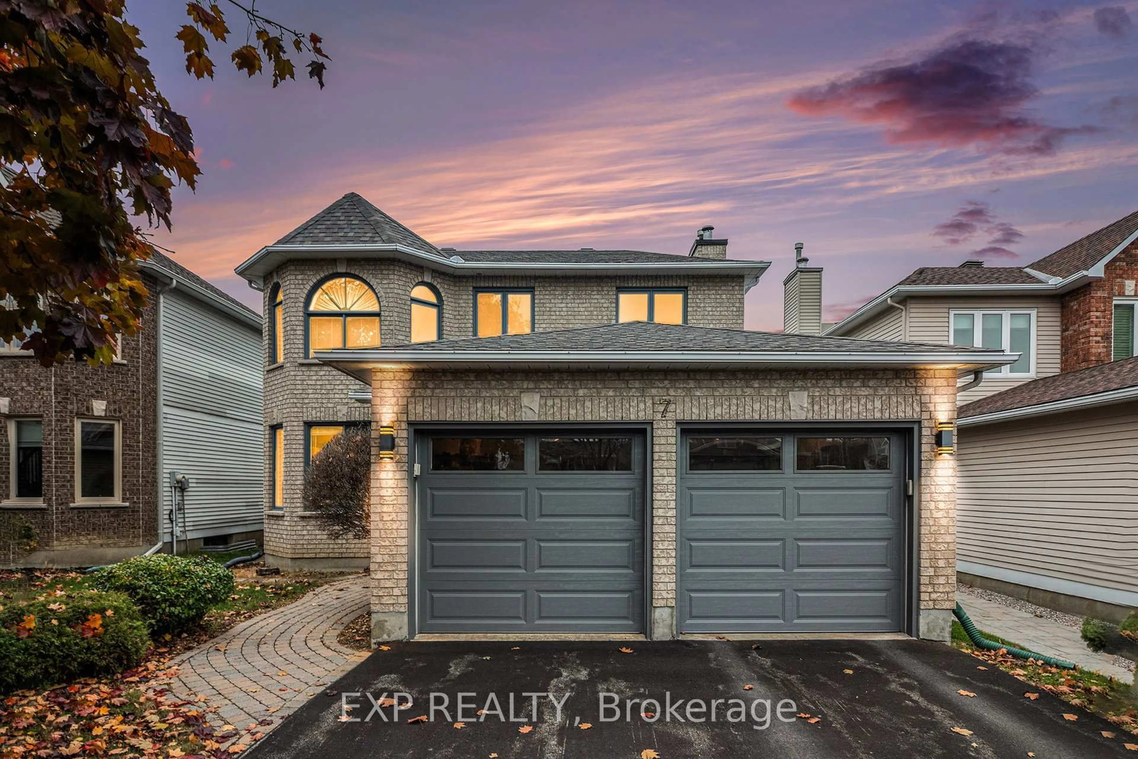Home with brick exterior material, street for 7 Forestglade Cres, Ottawa Ontario K1G 5X3