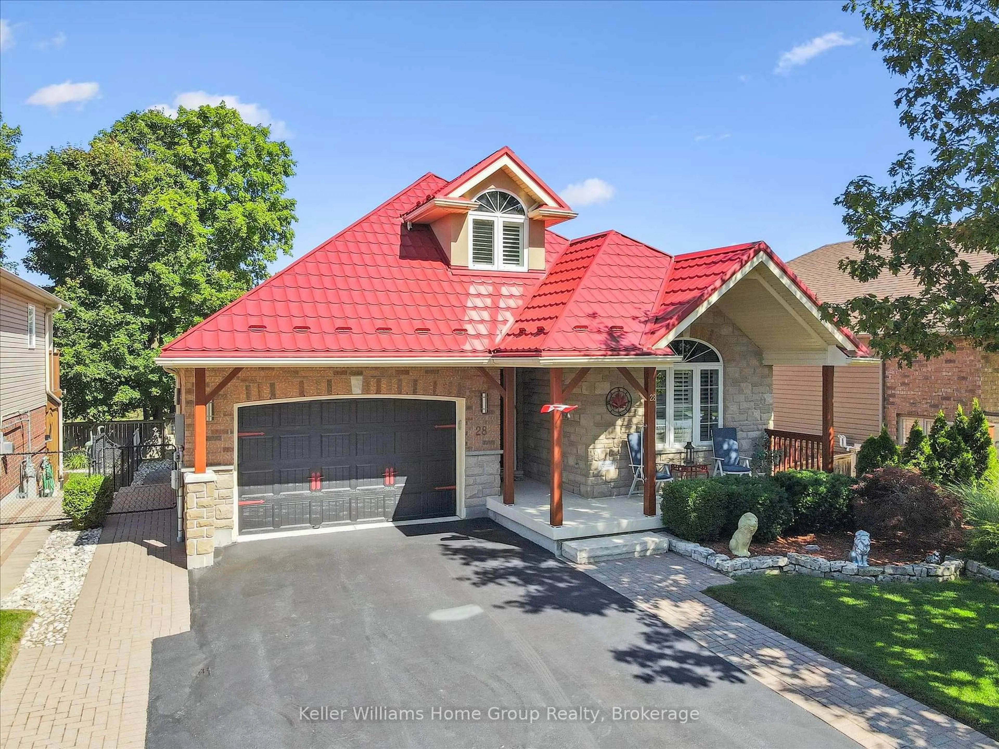 Home with brick exterior material, street for 28 Harcourt Pl, Centre Wellington Ontario N1M 0A6