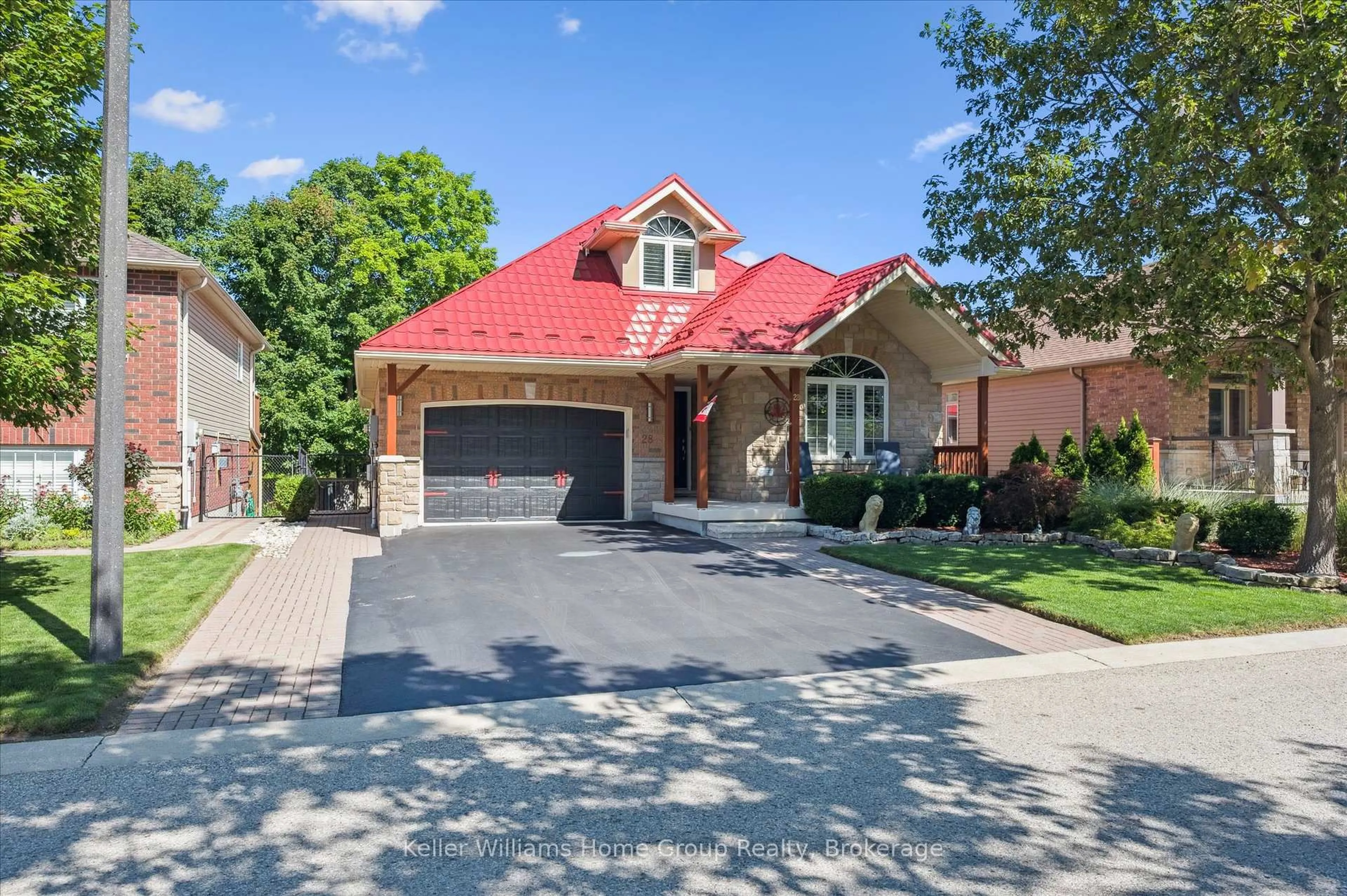 Home with brick exterior material, street for 28 Harcourt Pl, Centre Wellington Ontario N1M 0A6