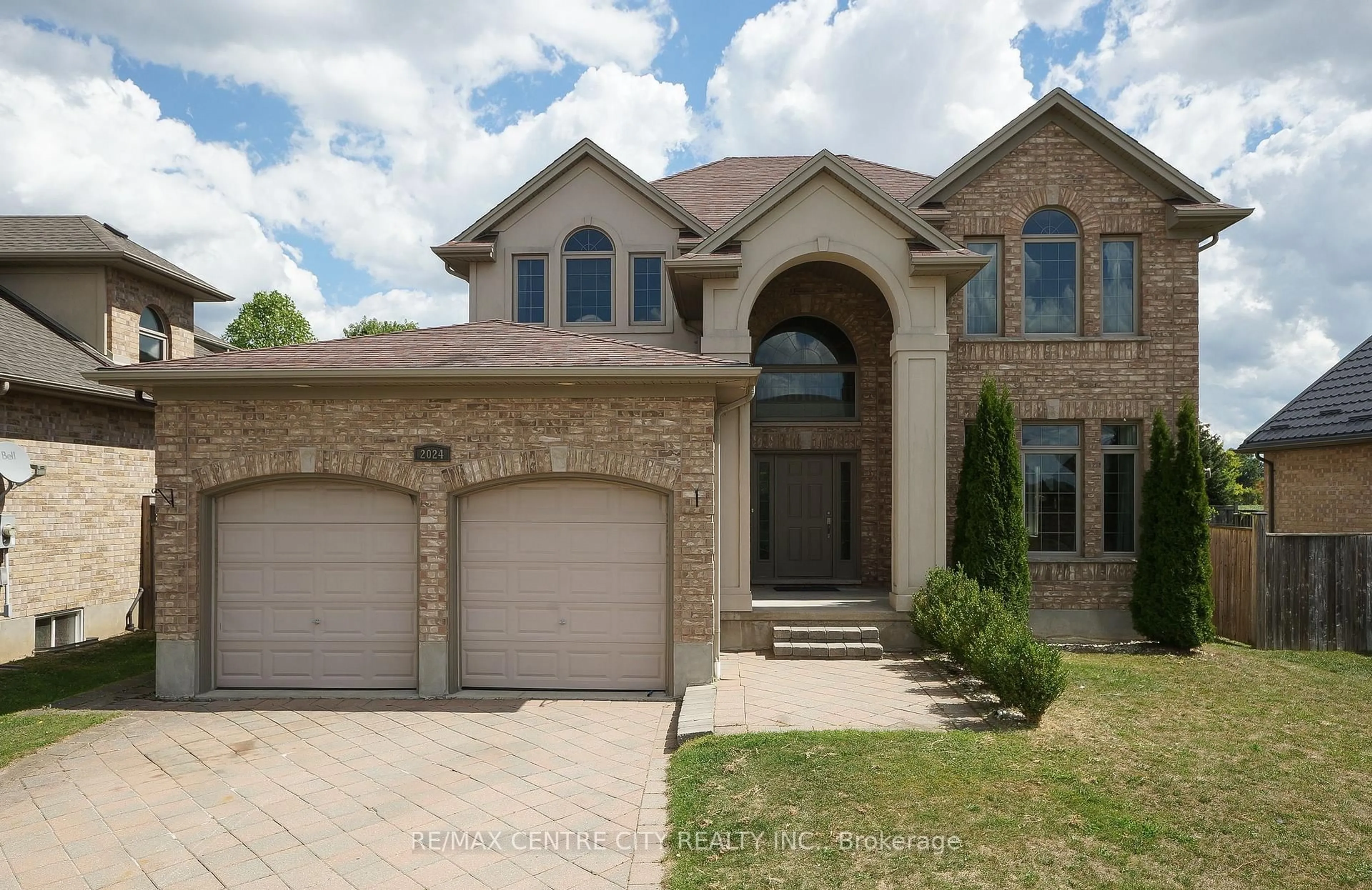 Home with brick exterior material, street for 2024 Pennyroyal St, London North Ontario N5X 0E5