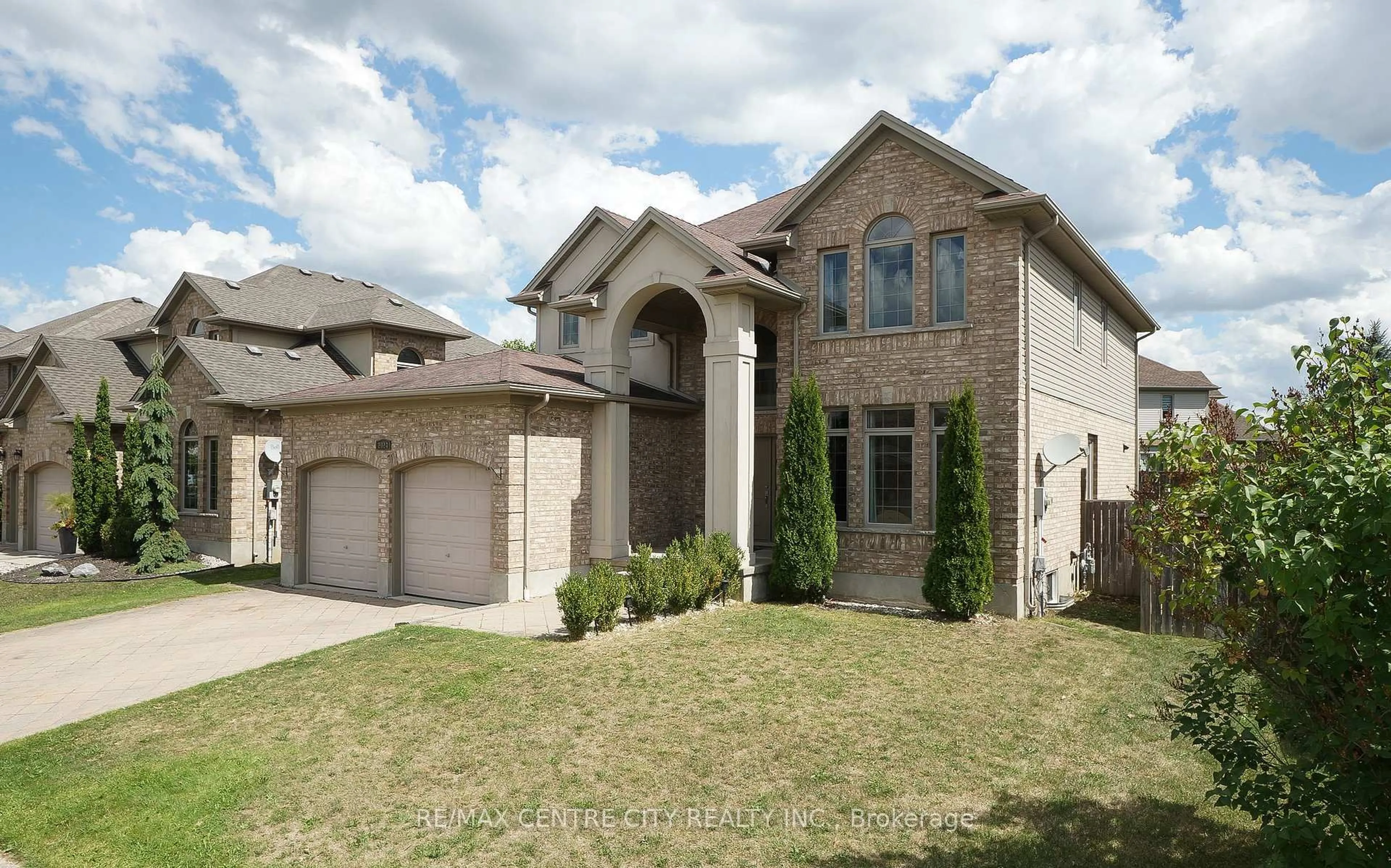 Home with brick exterior material, street for 2024 Pennyroyal St, London North Ontario N5X 0E5