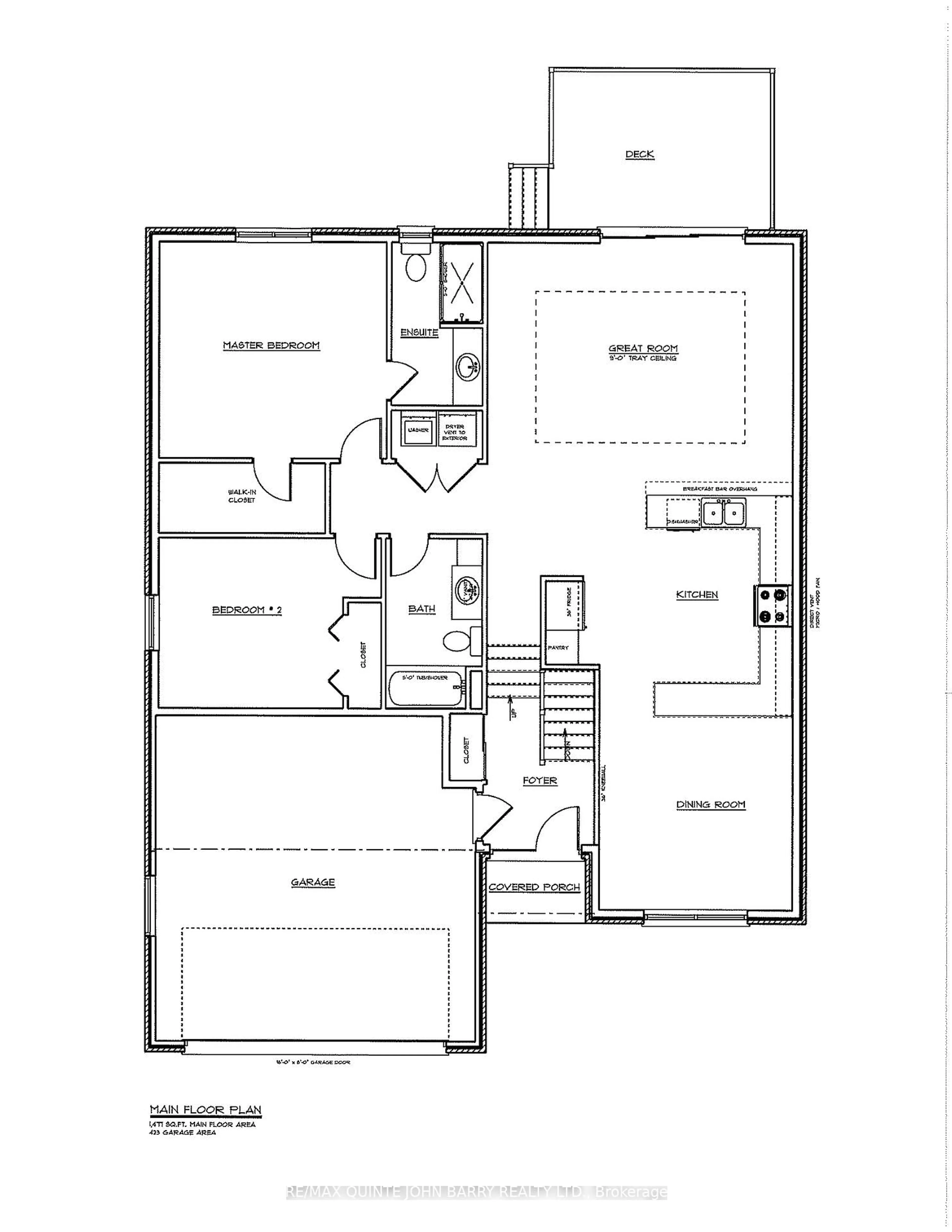 Floor plan for 8 Parkland Circ #Lot 4, Quinte West Ontario K8V 0R4