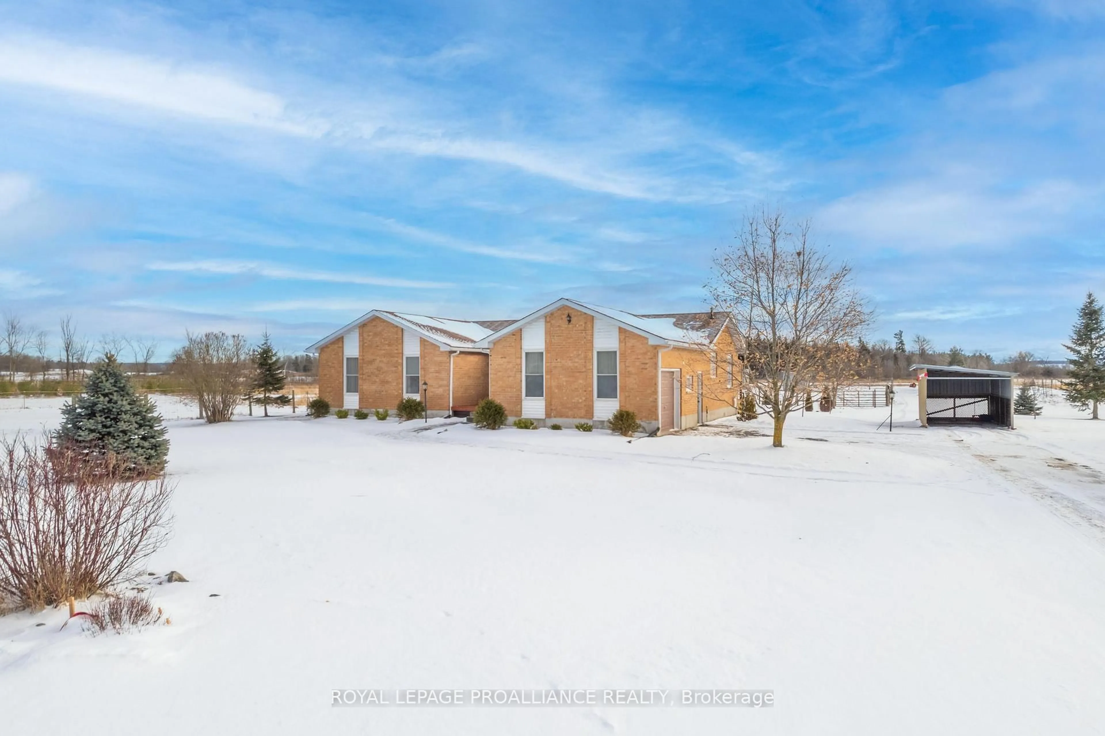 A pic from outside/outdoor area/front of a property/back of a property/a pic from drone, building for 421 Mount Pleasant Rd, Stirling Ontario K0K 3E0