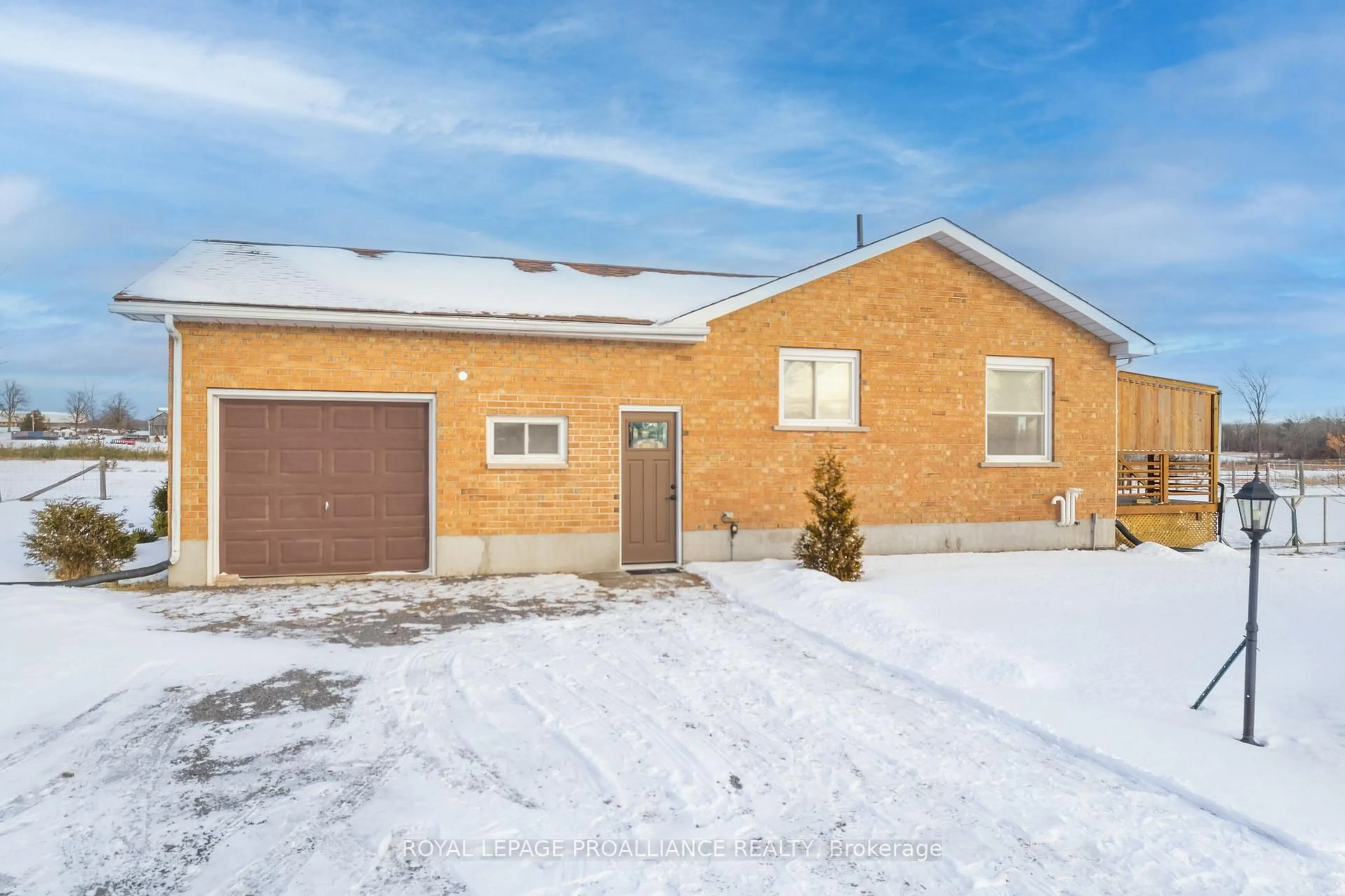 Home with brick exterior material, street for 421 Mount Pleasant Rd, Stirling Ontario K0K 3E0