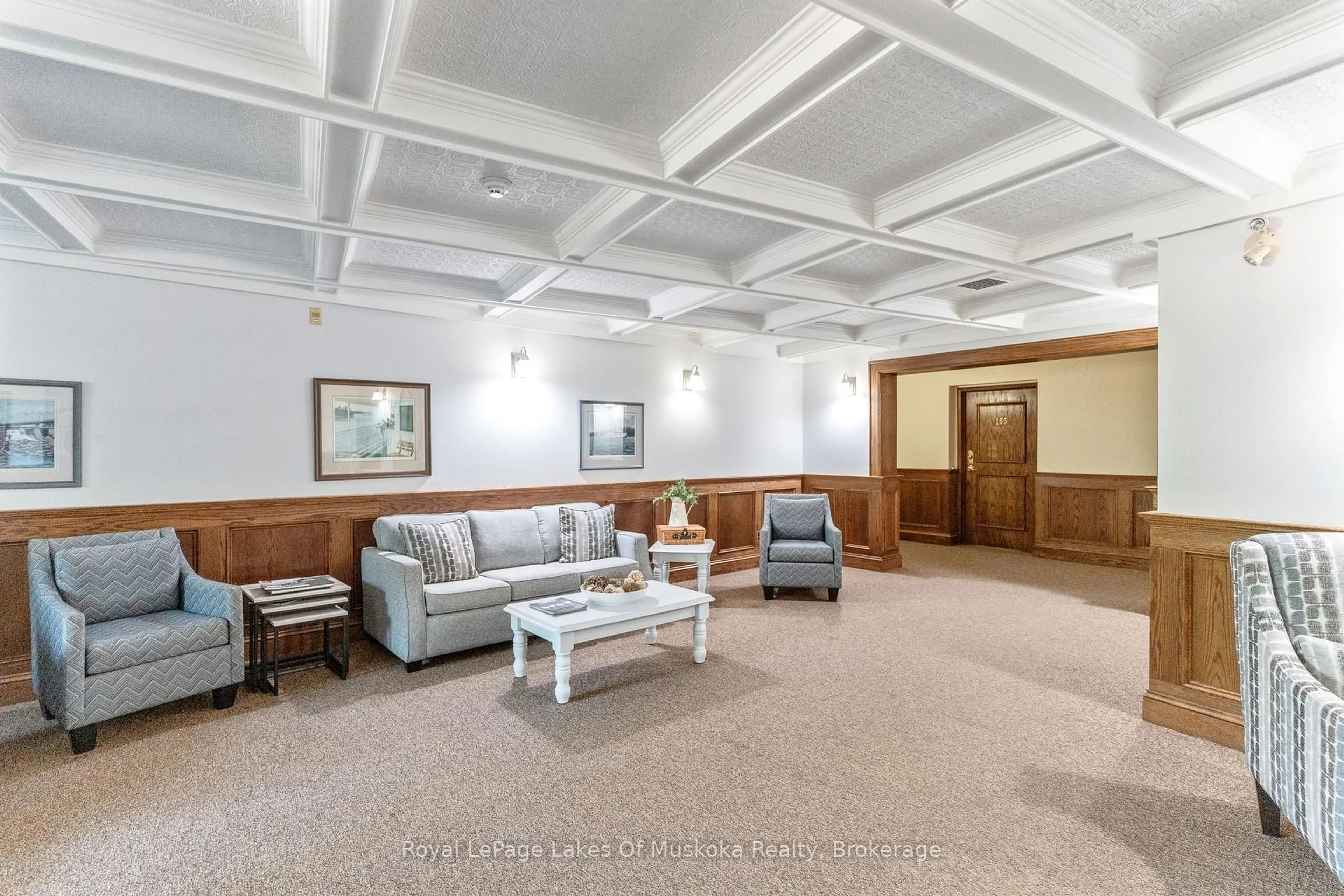 Lobby for 24 Ontario St #308, Bracebridge Ontario P1L 2H5