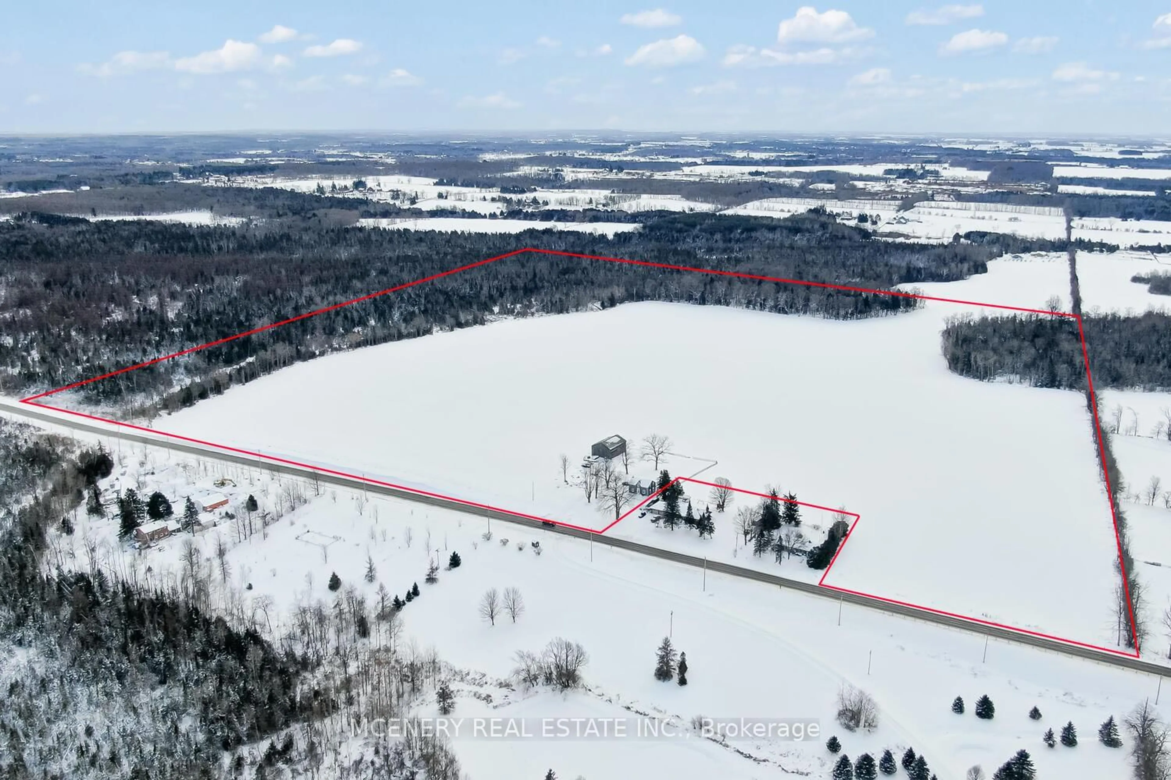 A pic from outside/outdoor area/front of a property/back of a property/a pic from drone, forest/trees view for 5166 REGIONAL RD 25 Rd, Erin Ontario N0B 1T0