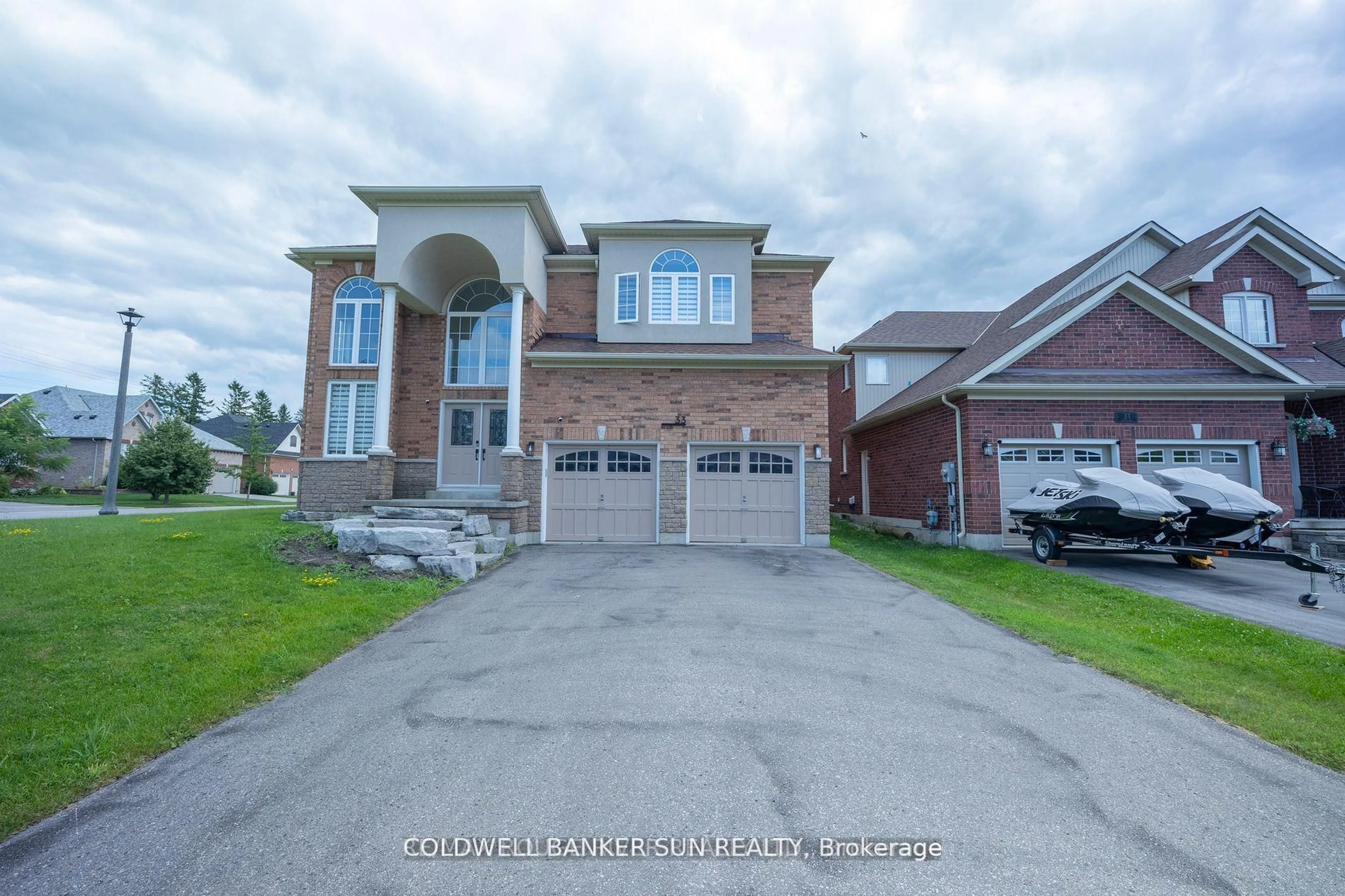 Home with brick exterior material, street for 33 Ellis Cres, Kawartha Lakes Ontario K9V 0A5