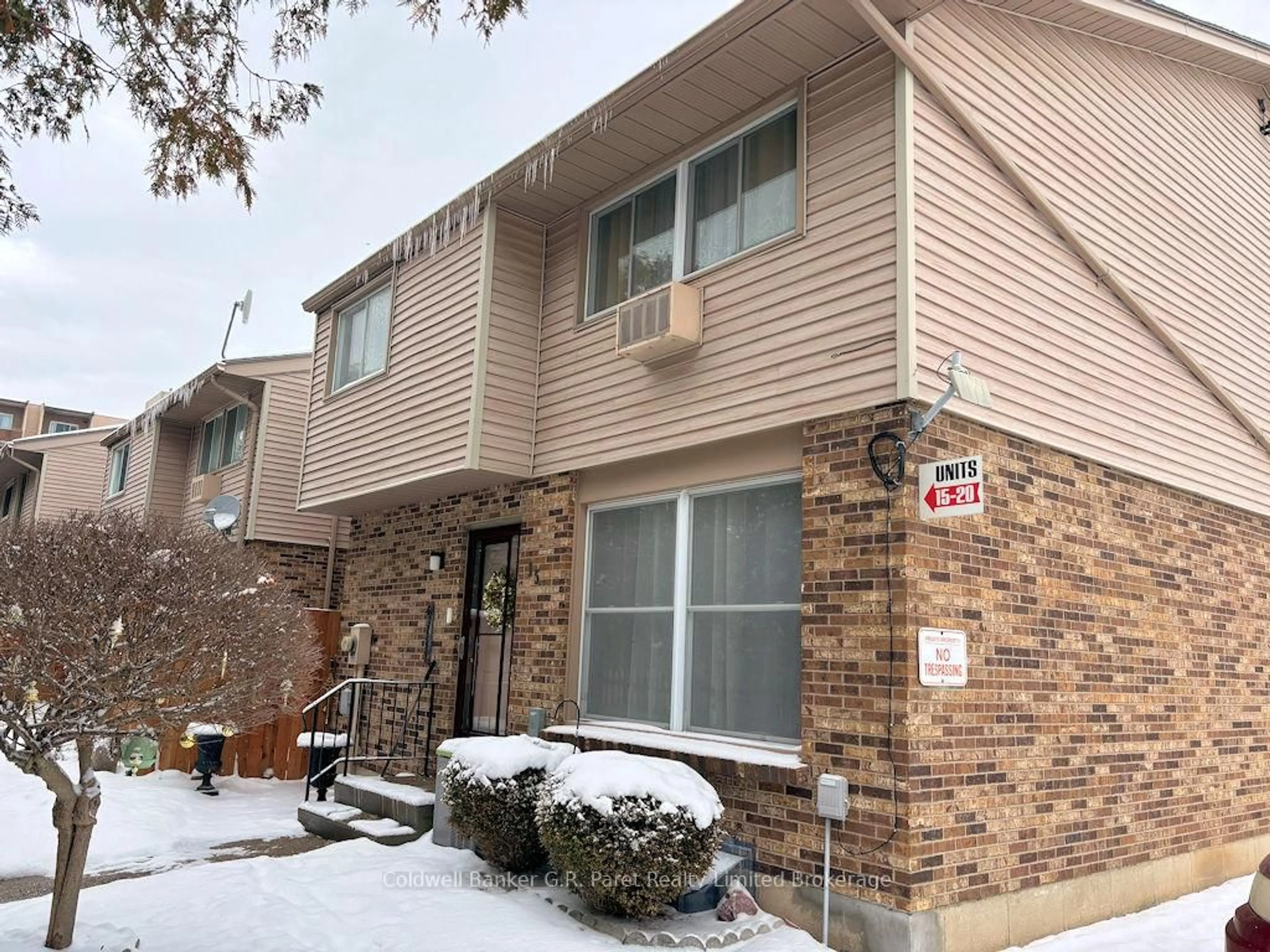 Home with brick exterior material, street for 1 Lamer's Crt #15, Tillsonburg Ontario N4G 4T6