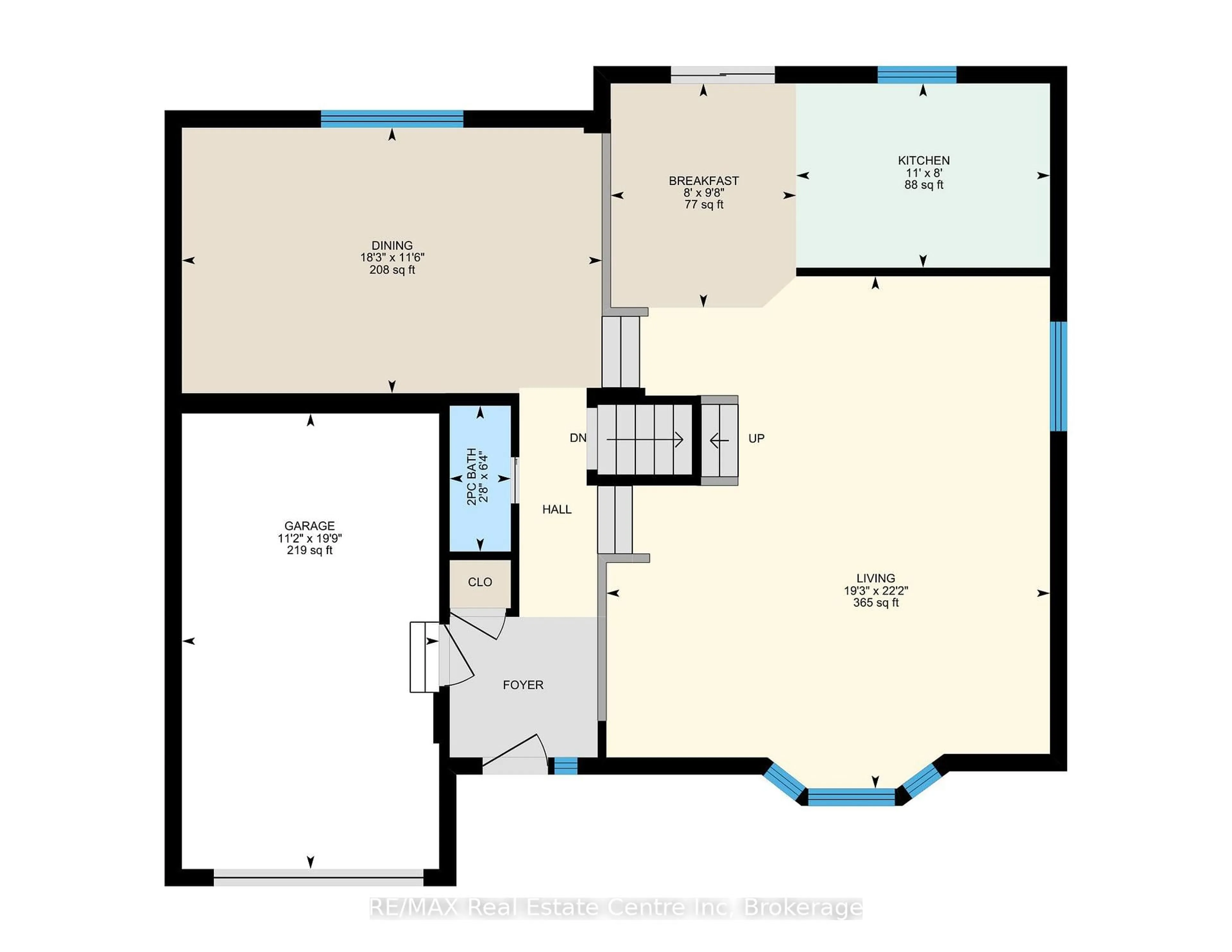Floor plan for 53 Rochelle Dr, Guelph Ontario N1K 1L1