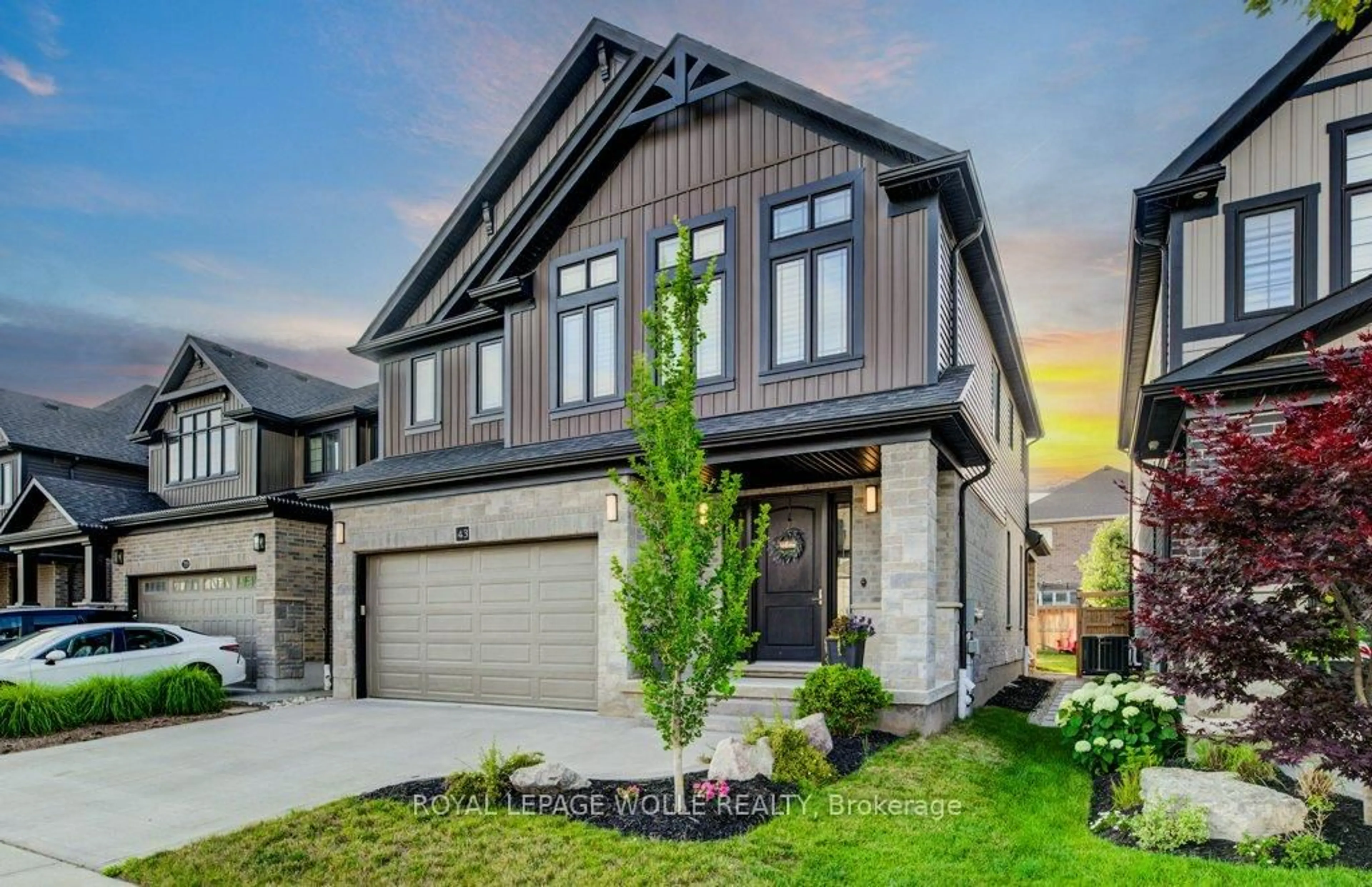 Home with brick exterior material, street for 43 Greyhawk St, Kitchener Ontario N2K 0C7