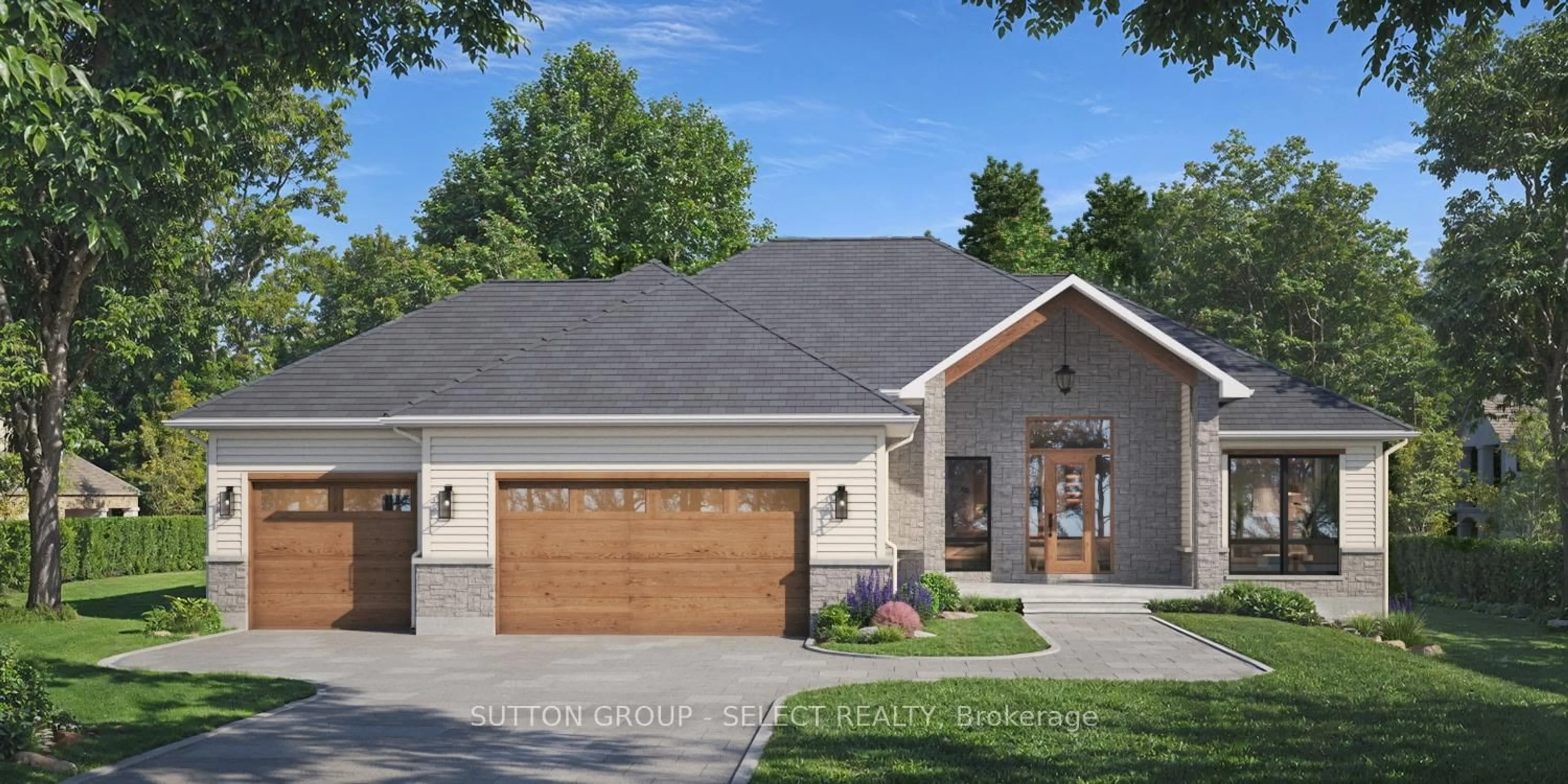 Home with brick exterior material, street for 10142 PINERY BLUFFS Rd, Lambton Shores Ontario N0M 1T0