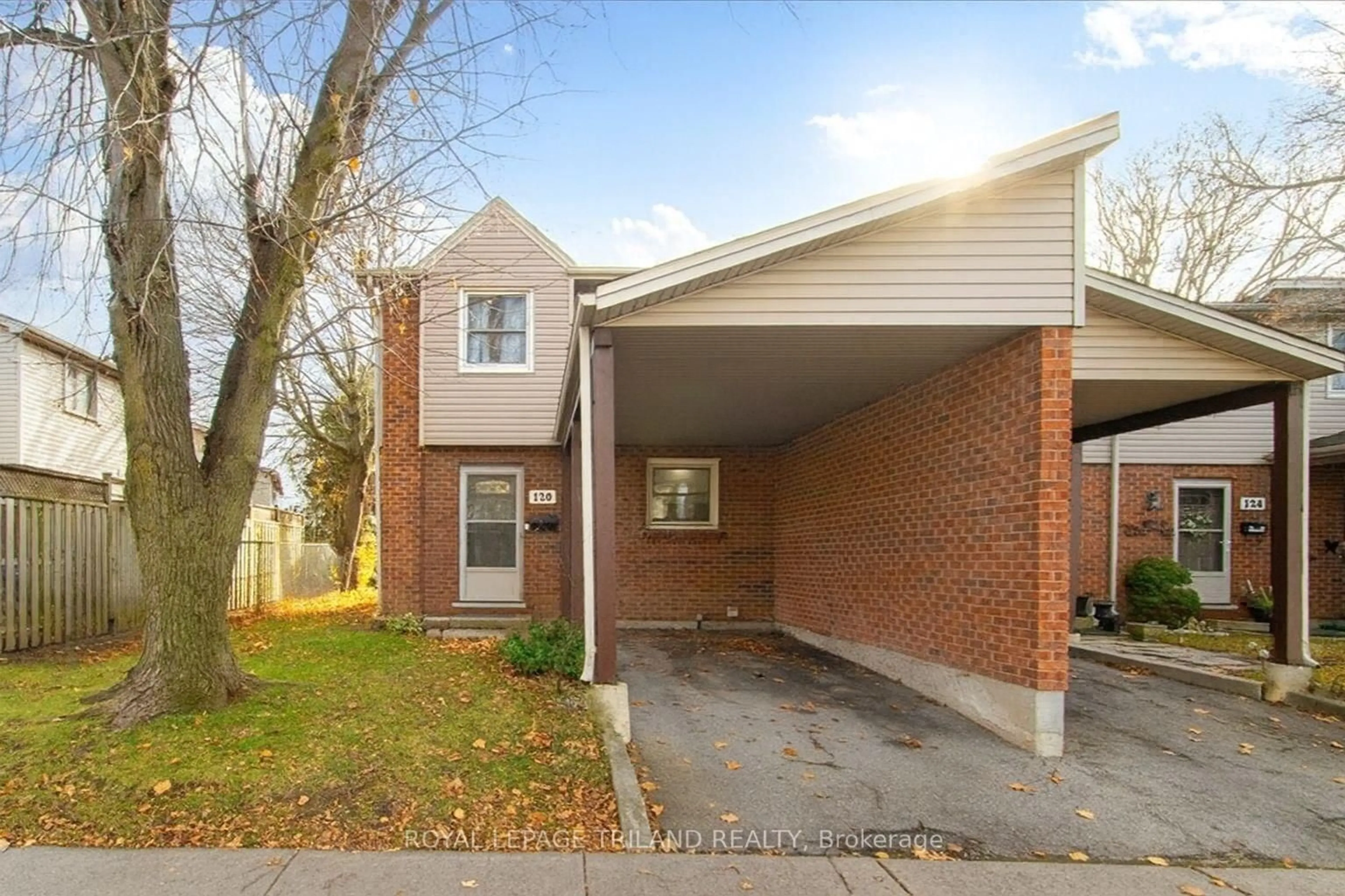 Home with brick exterior material, street for 1330 JALNA Blvd #120, London South Ontario N6E 2H7