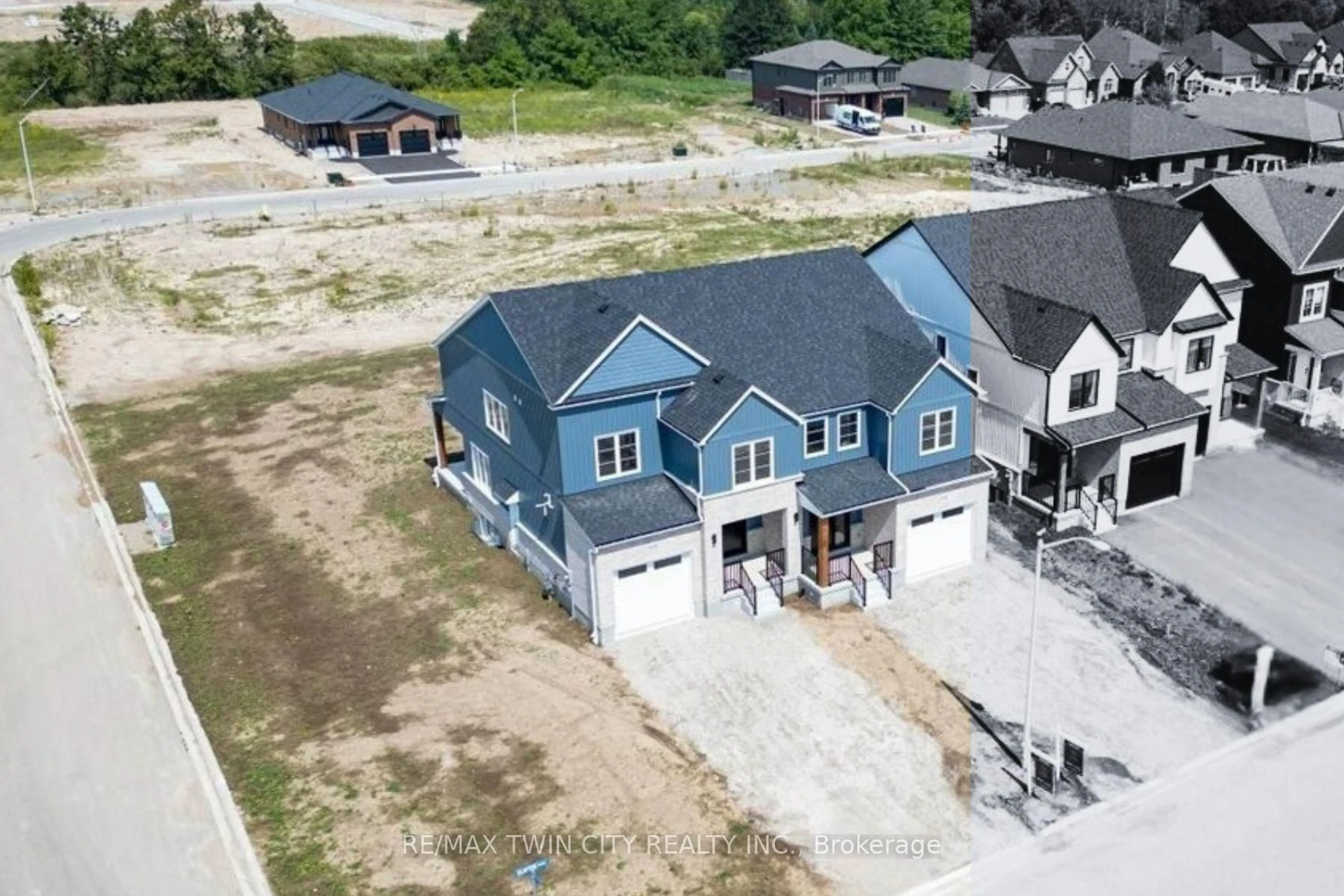 A pic from outside/outdoor area/front of a property/back of a property/a pic from drone, unknown for 101 Clayton St, West Perth Ontario N0K 1N0