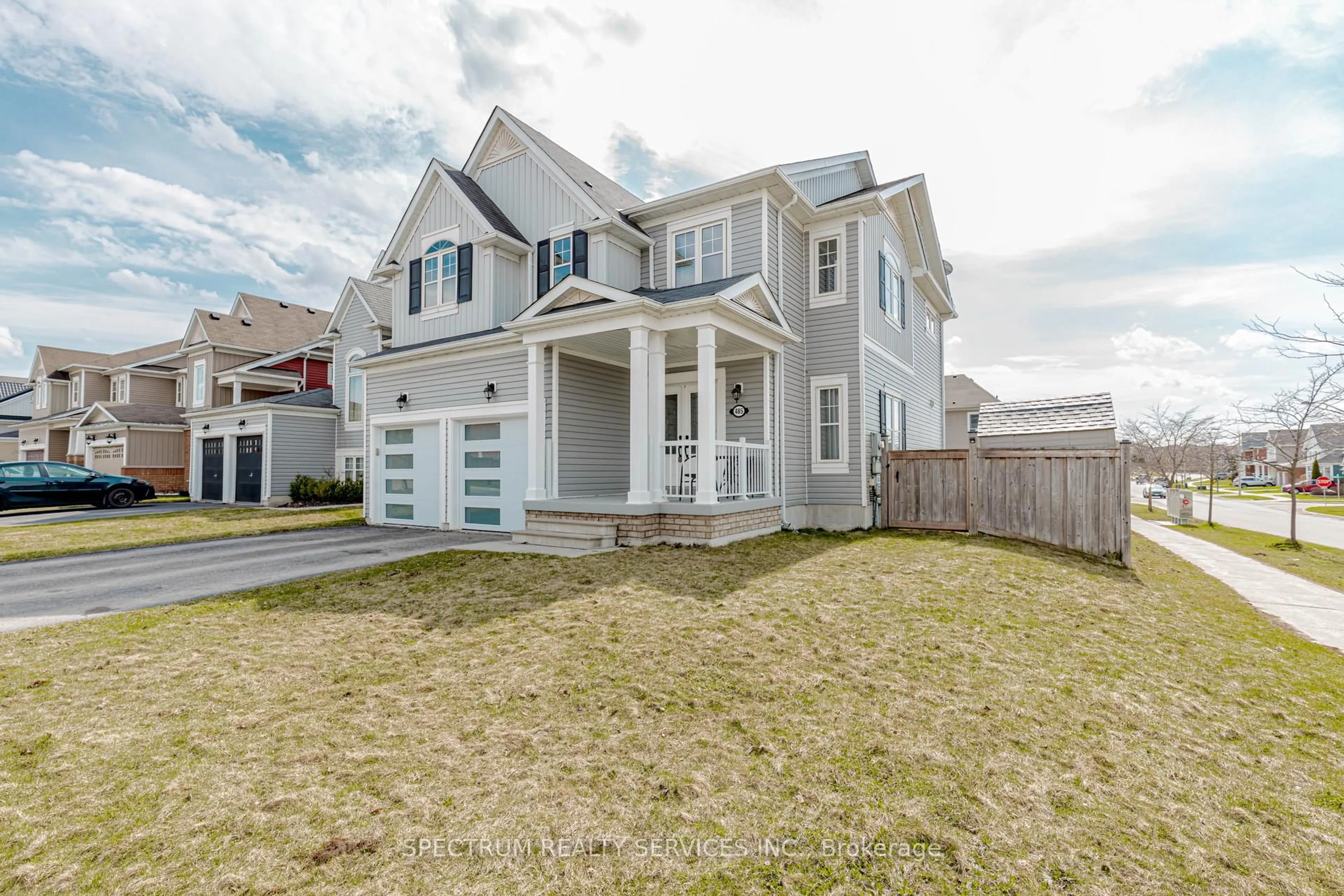 Home with vinyl exterior material, street for 485 Tansley St, Shelburne Ontario L9V 2S4