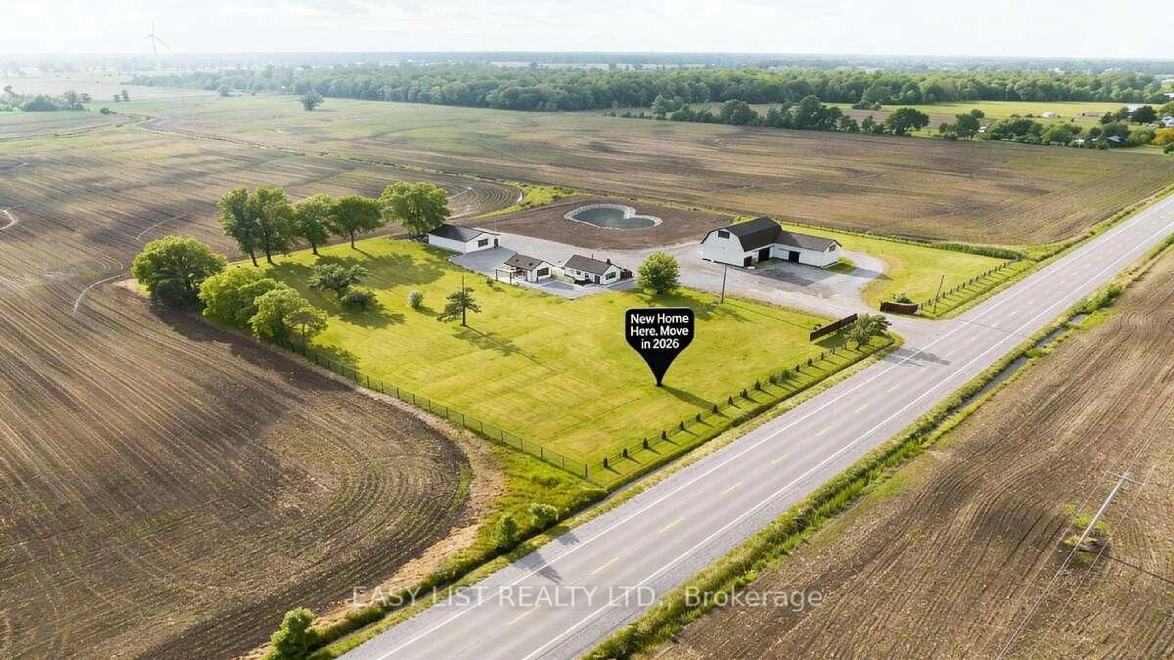 A pic from outside/outdoor area/front of a property/back of a property/a pic from drone, building for 21834 Hwy 3, Wainfleet Ontario L0S 1V0
