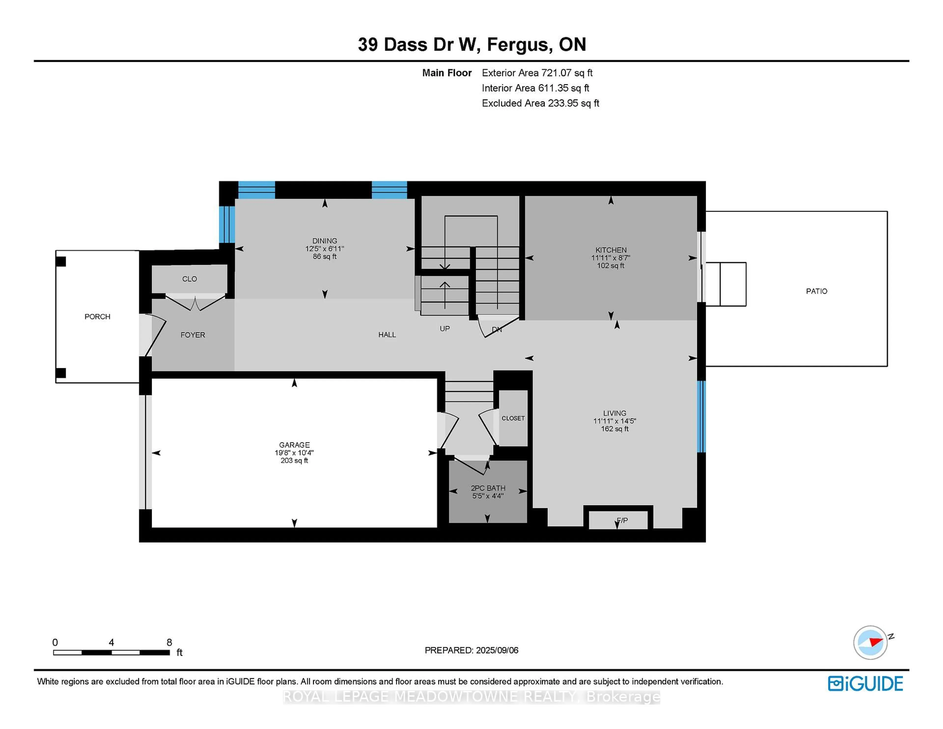 Floor plan for 39 Dass Dr, Centre Wellington Ontario N1M 0H9
