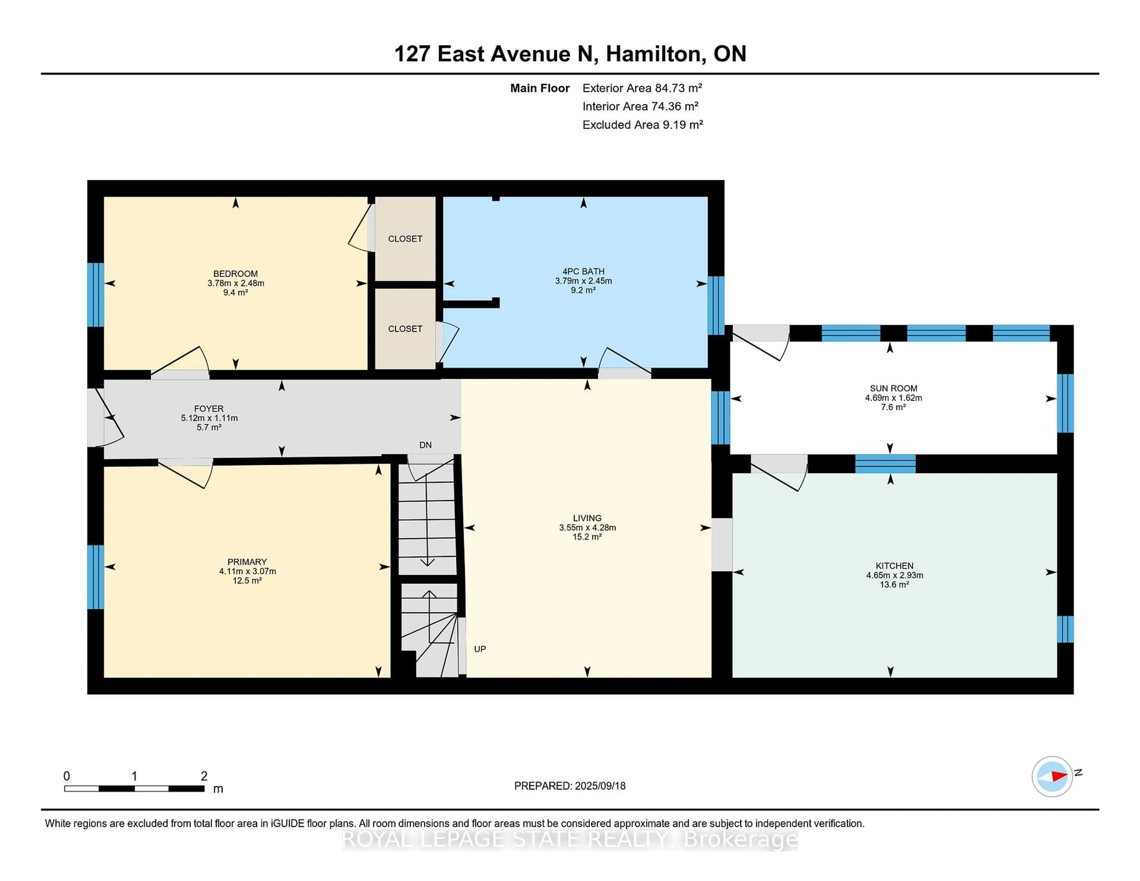 Floor plan for 127 East Ave, Hamilton Ontario L8L 5H6