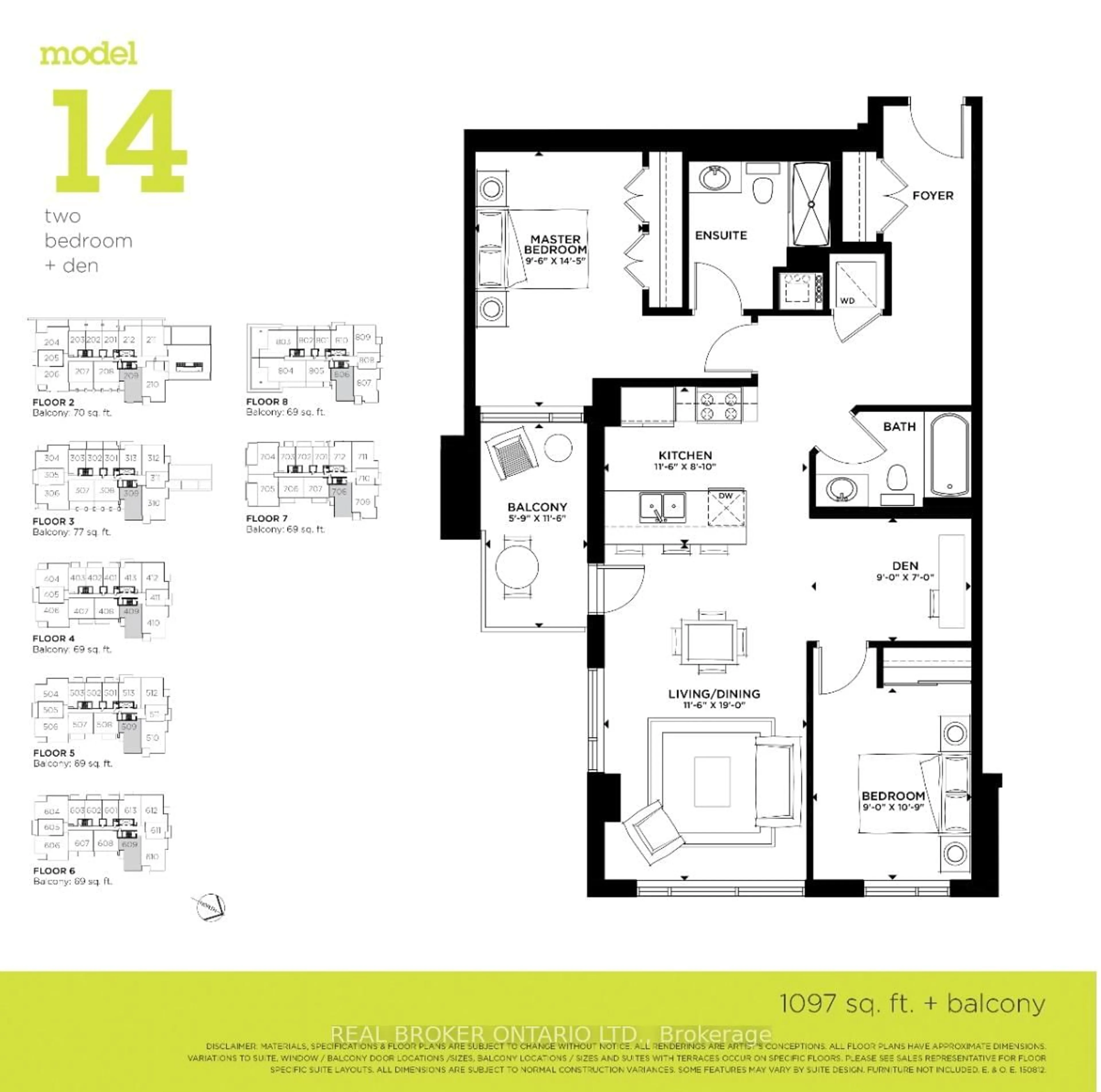 Floor plan for 530 De Mazenod Ave #310, Ottawa Ontario K1S 5W8
