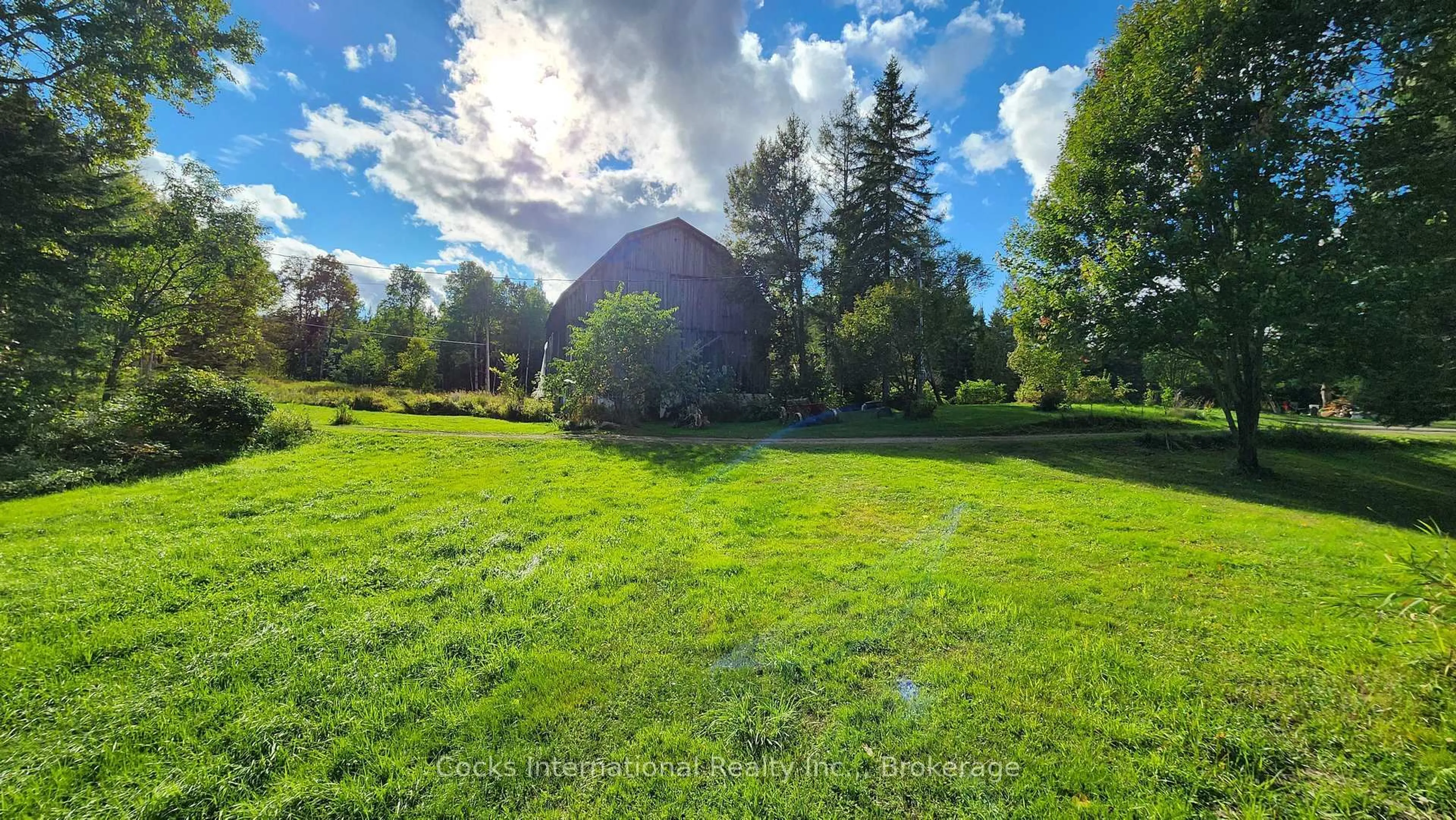 A pic from outside/outdoor area/front of a property/back of a property/a pic from drone, forest/trees view for 96 Pickerel & Jack Lake Rd, Armour Ontario P0A 1C0
