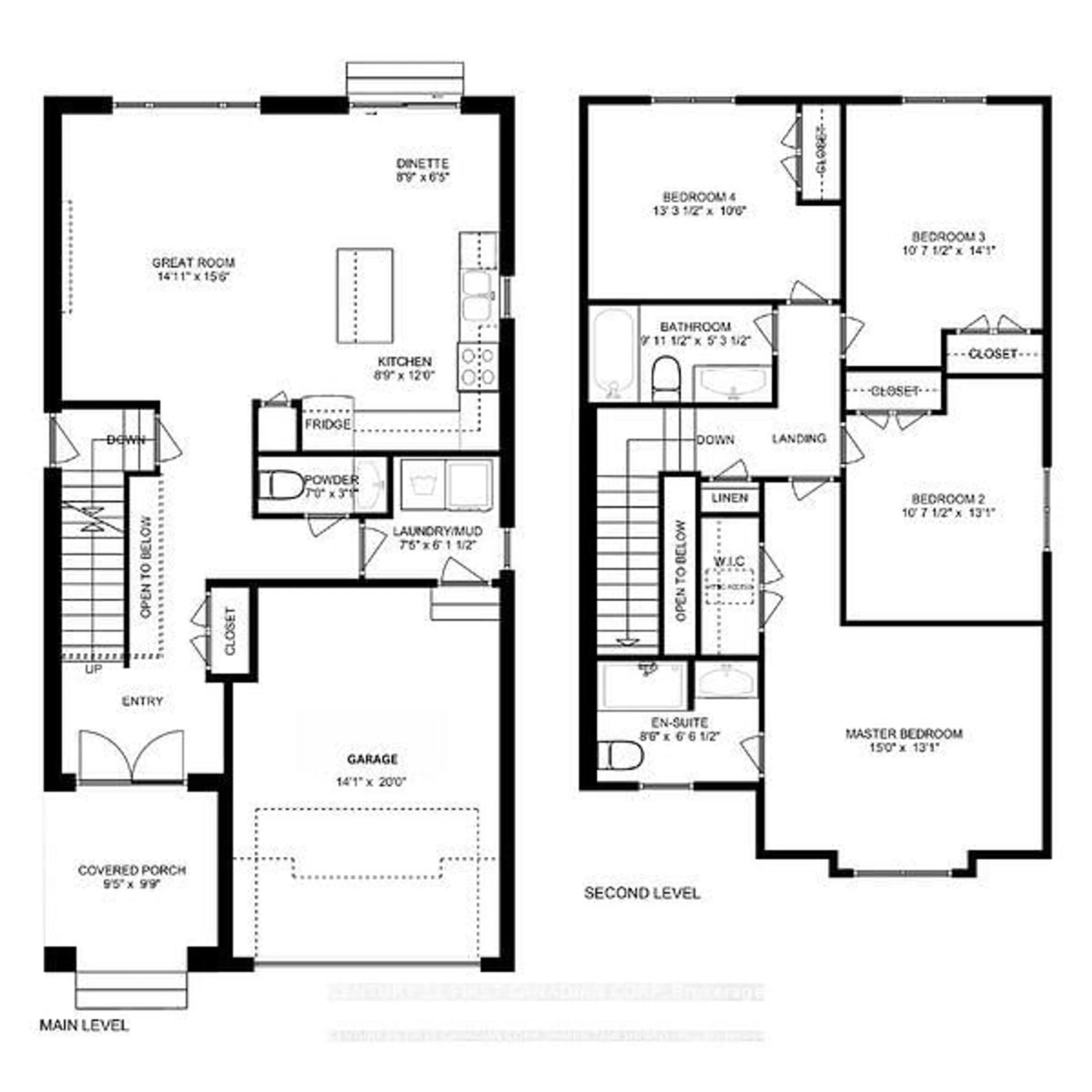 Floor plan for Lot 207 Hobbs Dr, London South Ontario N6G 2H6