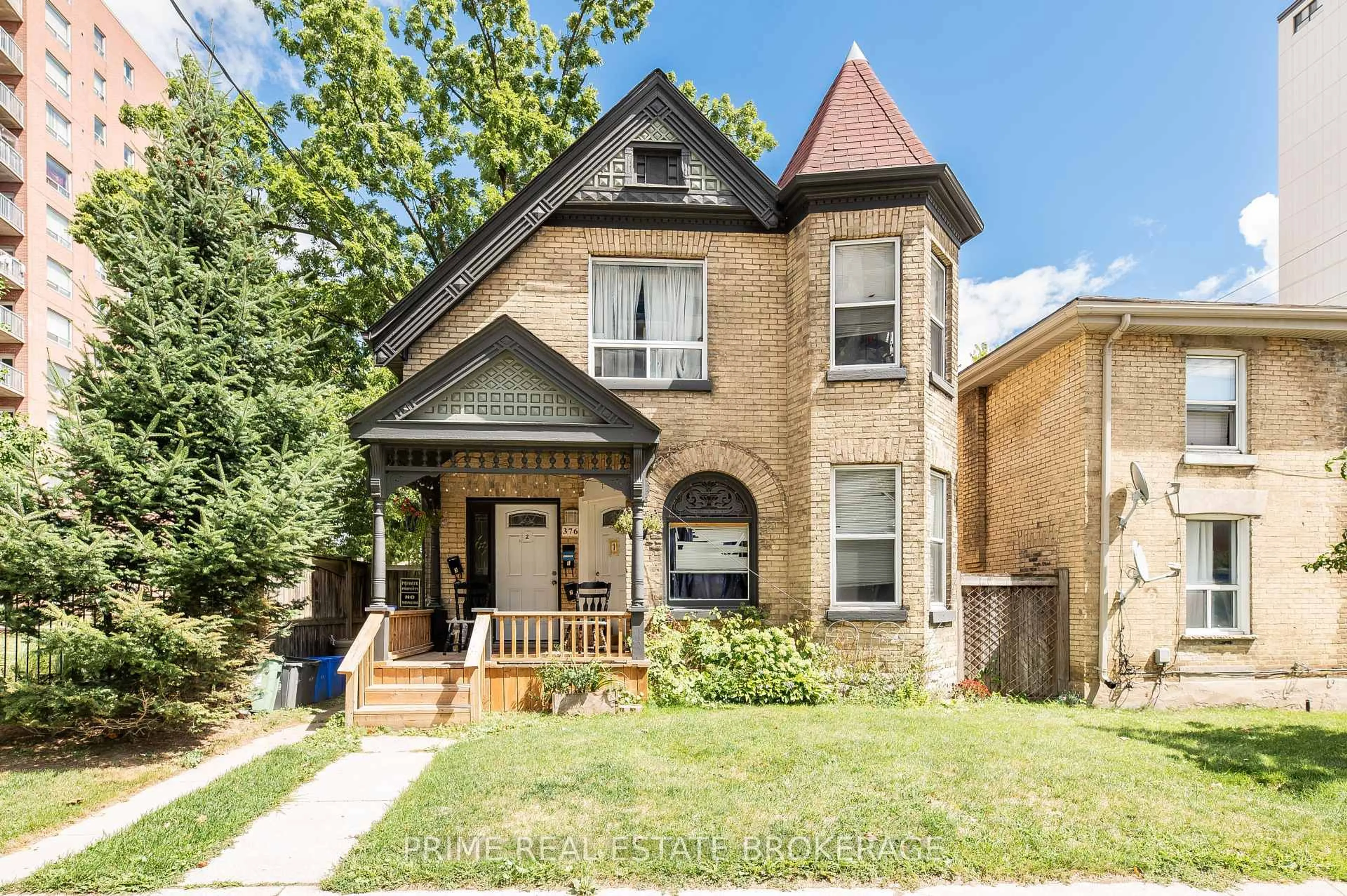 Home with brick exterior material, street for 376 Burwell St, London East Ontario N6B 2W2