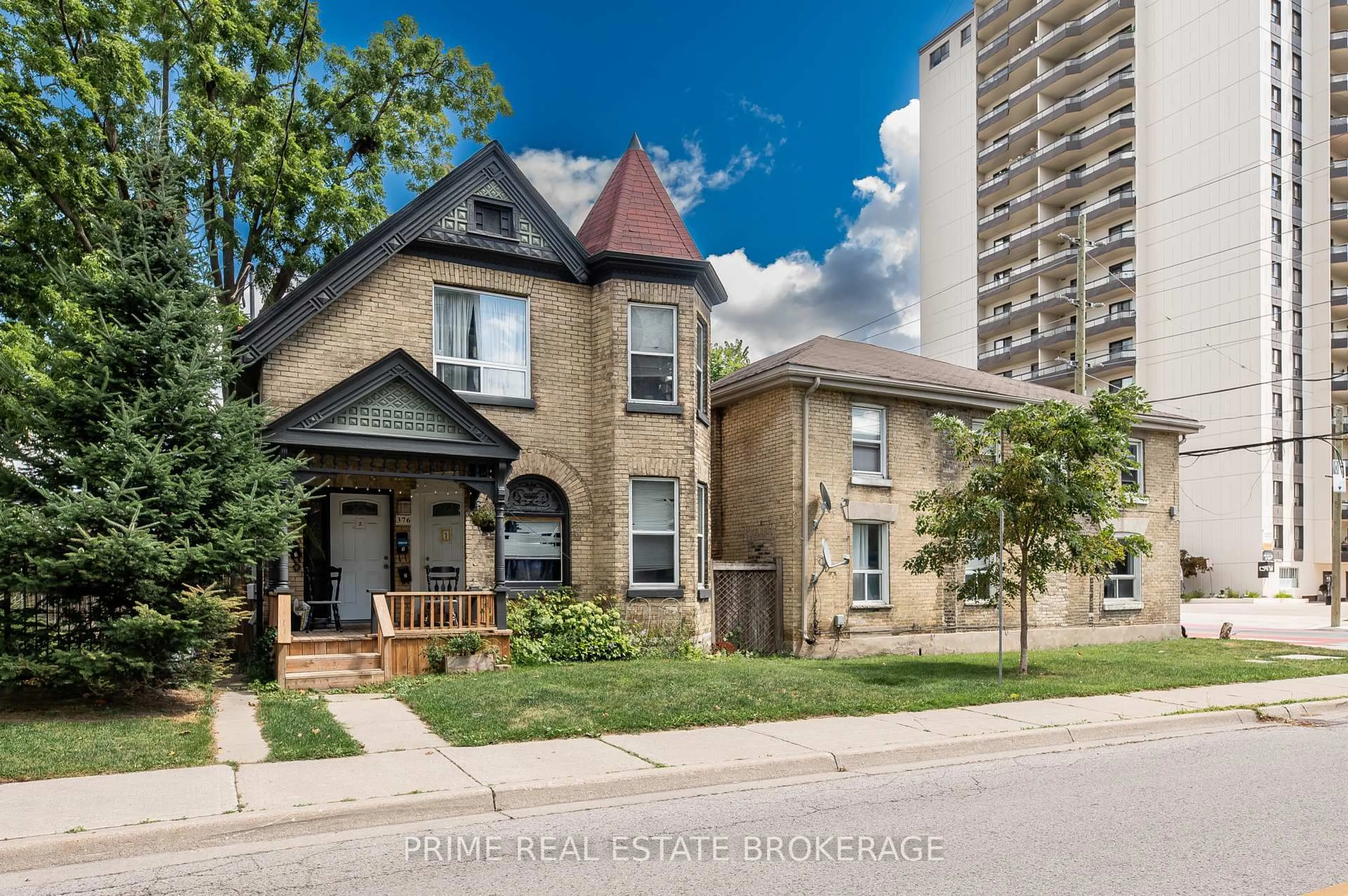 Home with brick exterior material, street for 376 Burwell St, London East Ontario N6B 2W2